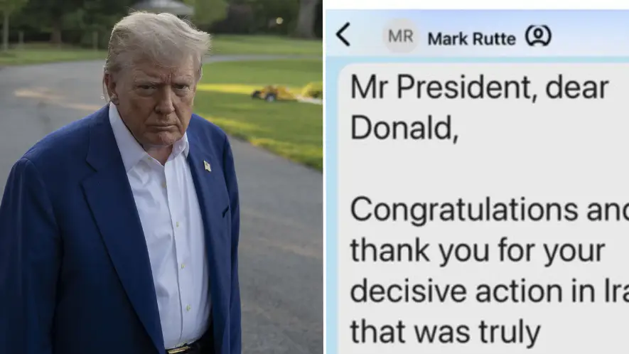 Celal Gunes/Anadolu via Getty Images / Truth Social/@realDonaldTrump