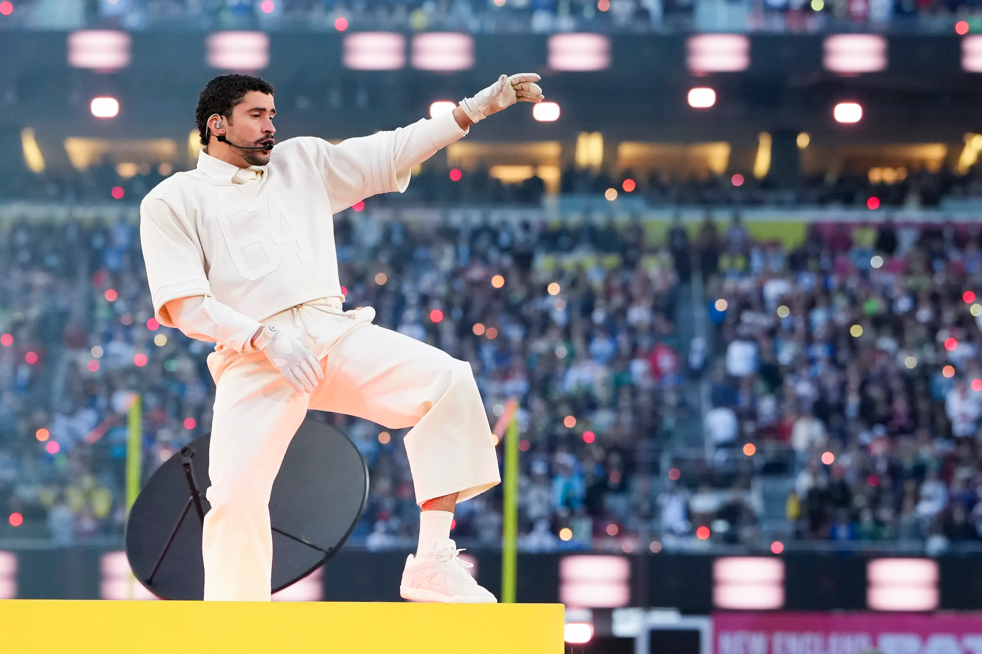 Some viewers vowed to boycott Bad Bunny's performance (Todd Rosenberg/Getty Images)