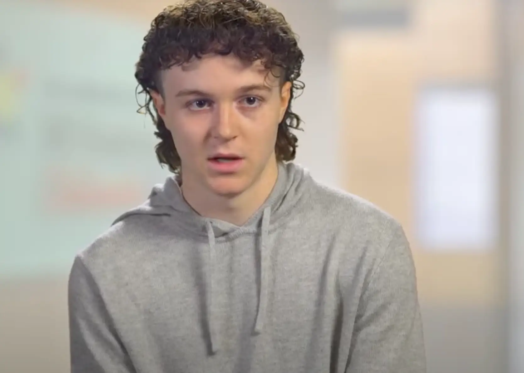 He claims his lump was dismissed as a sign of puberty (MD Anderson Cancer Center/Youtube)