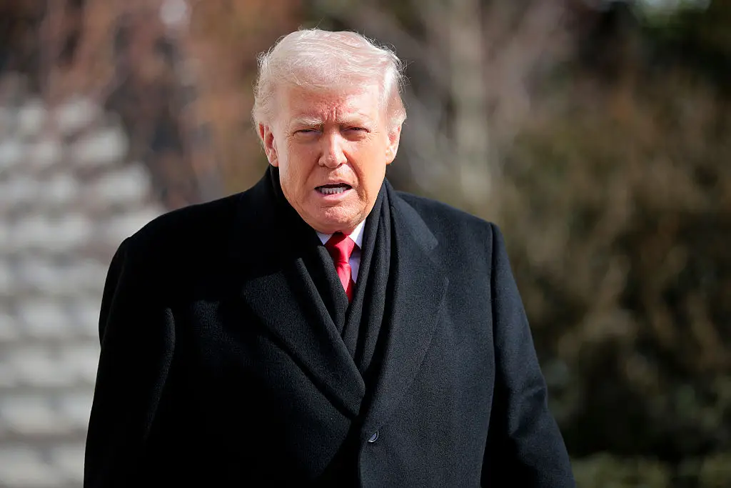 Trump accused the congresswoman of 'staging' the attack (Chip Somodevilla/Getty Images)