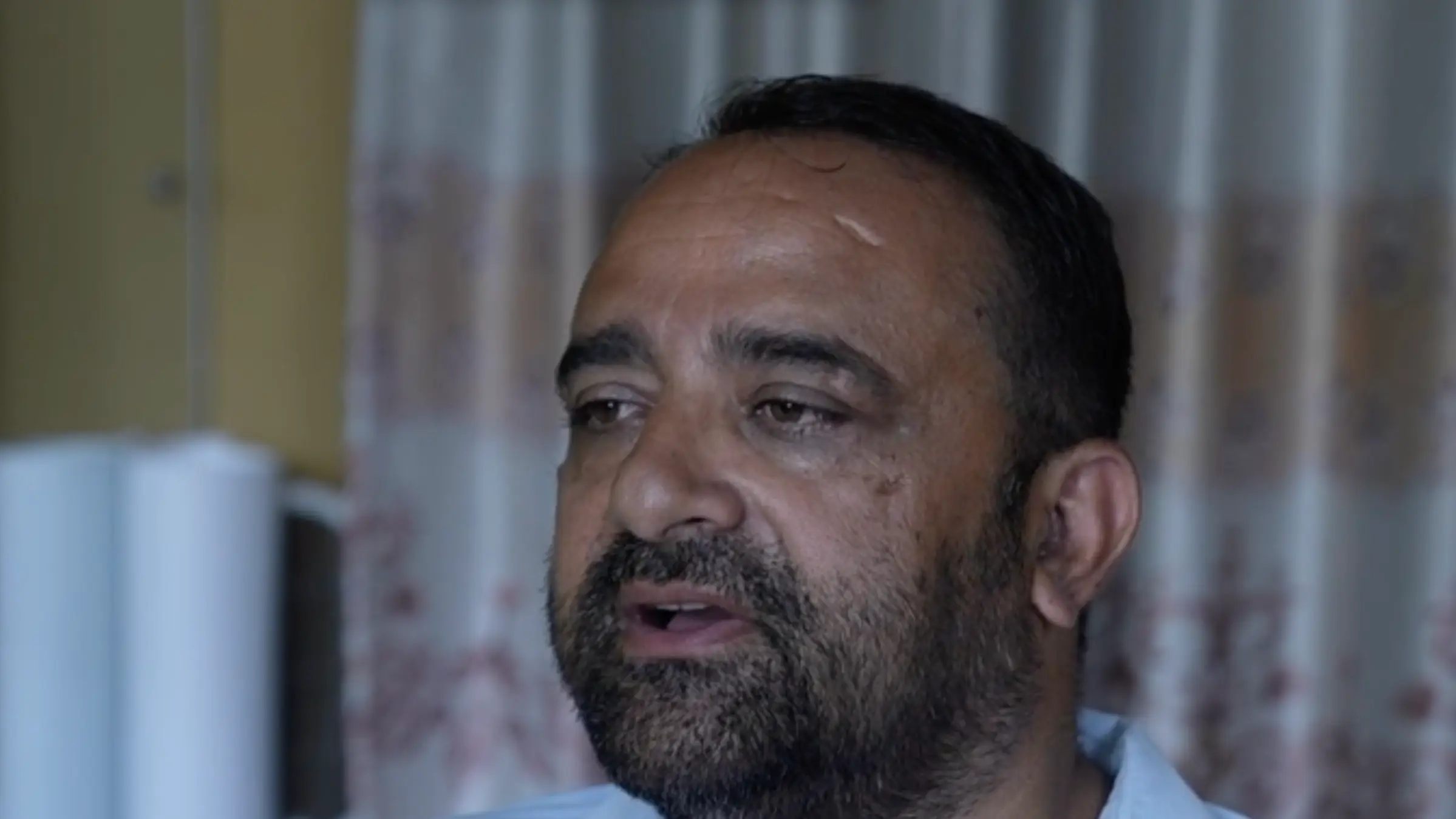Dawadi sent as many students as he could away on buses (BBC)