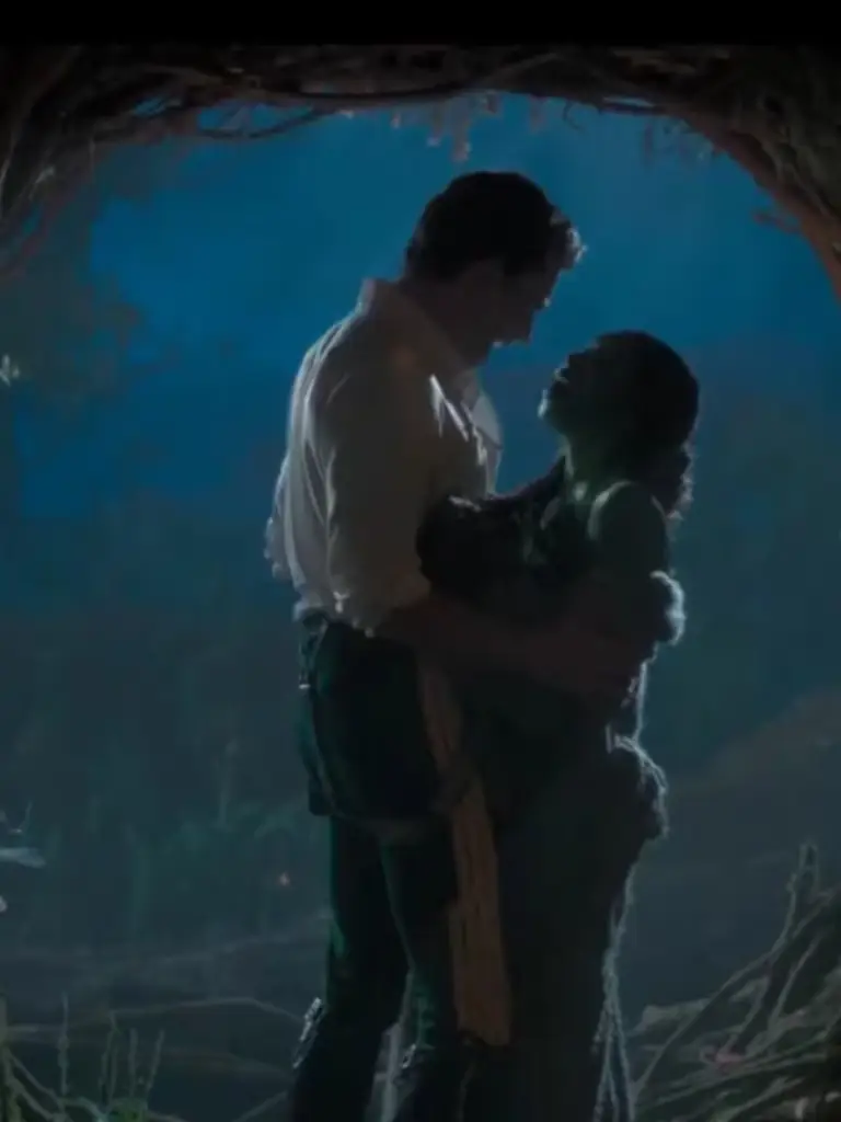 Elphaba's 'sex cardigan' has become a viral phenomenon (Universal)