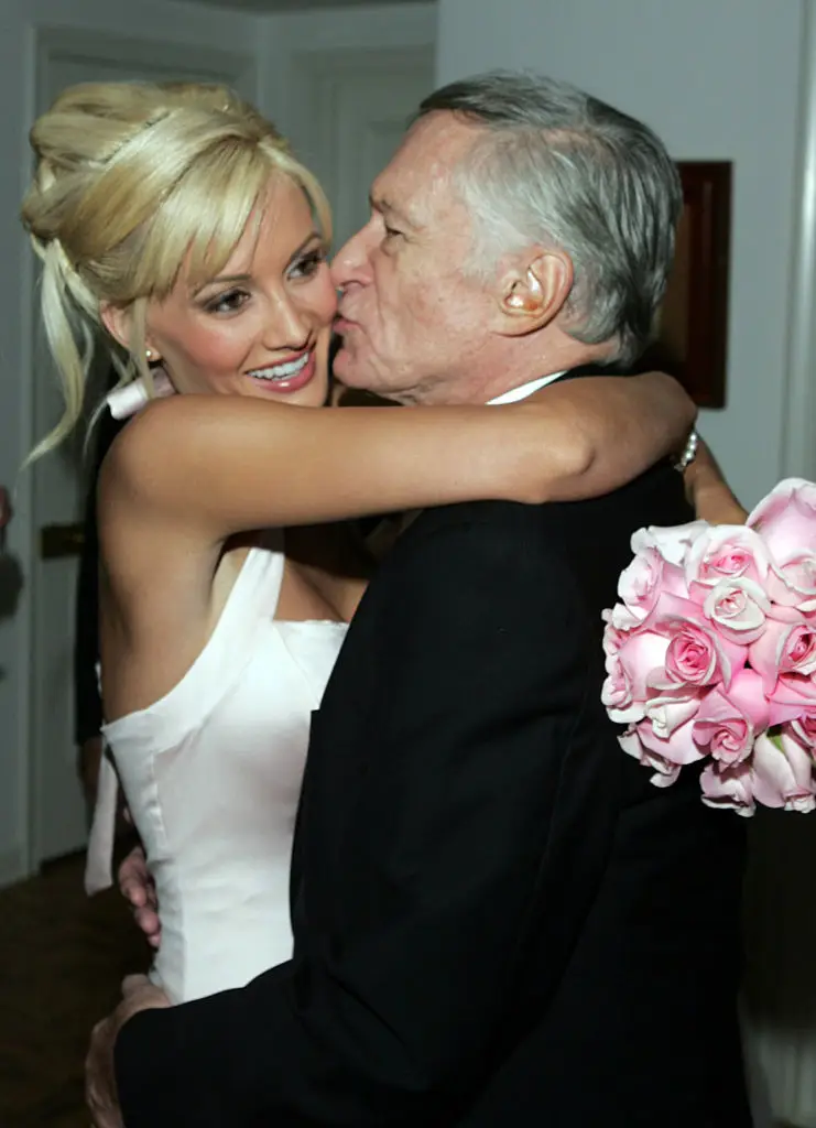 Holly Madison was with Hugh Hefner for seven years in the 00s (Mathew Imaging/FilmMagic)