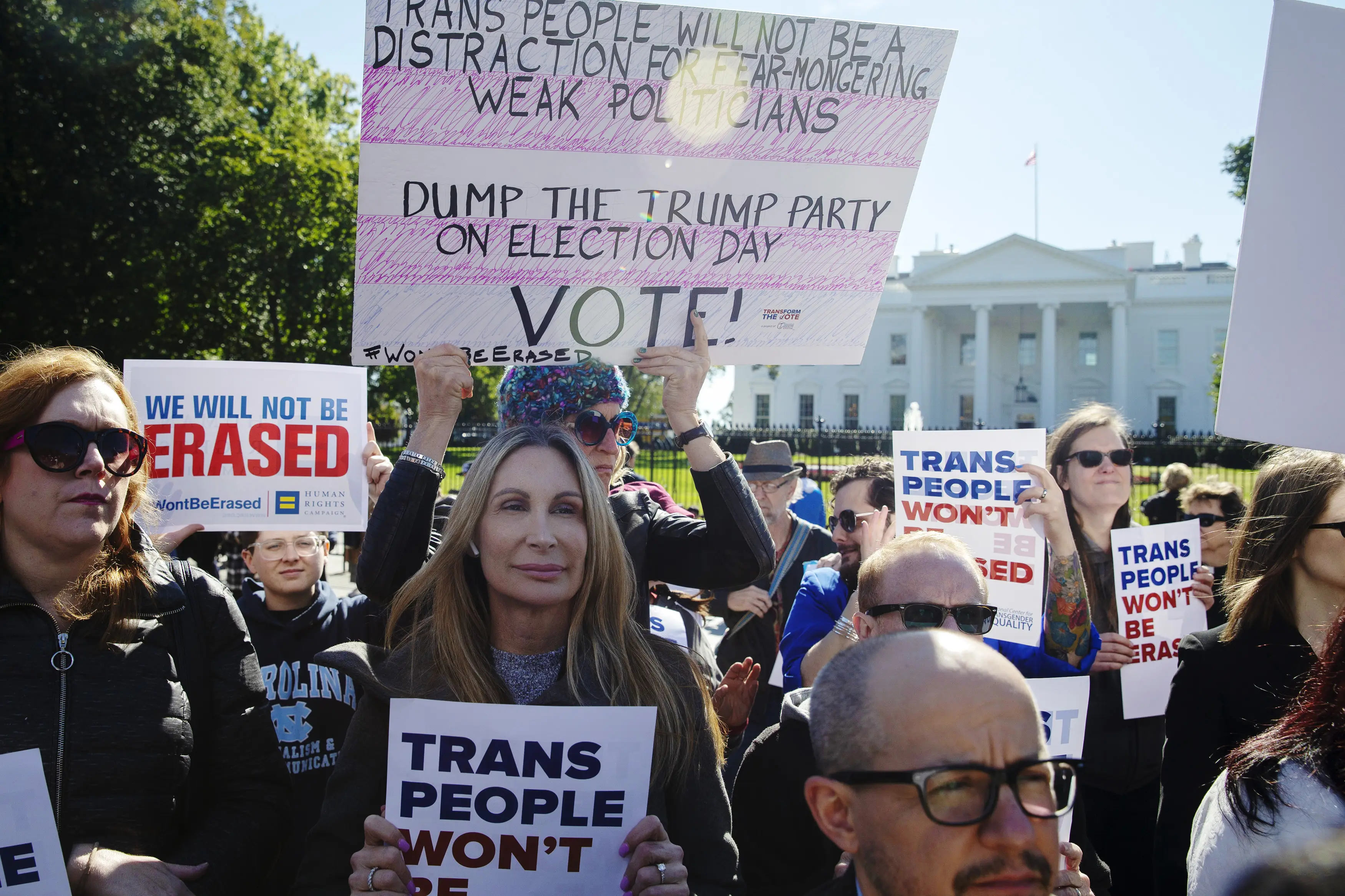 Trump has already passed a series of anti-trans laws (Tasos Katopodis/Bloomberg via Getty Images)