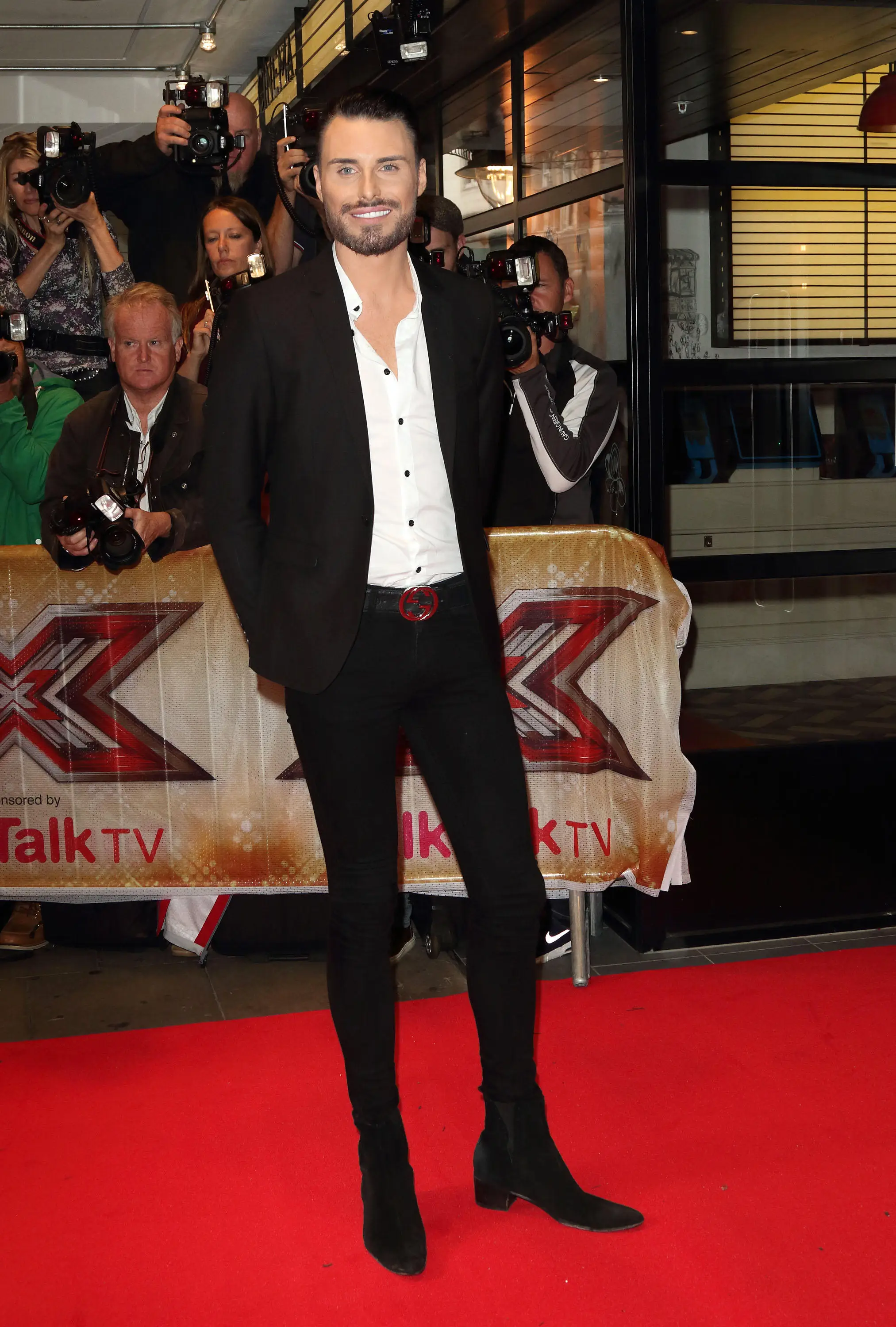 Rylan was caught on camera asking for 'gear' (