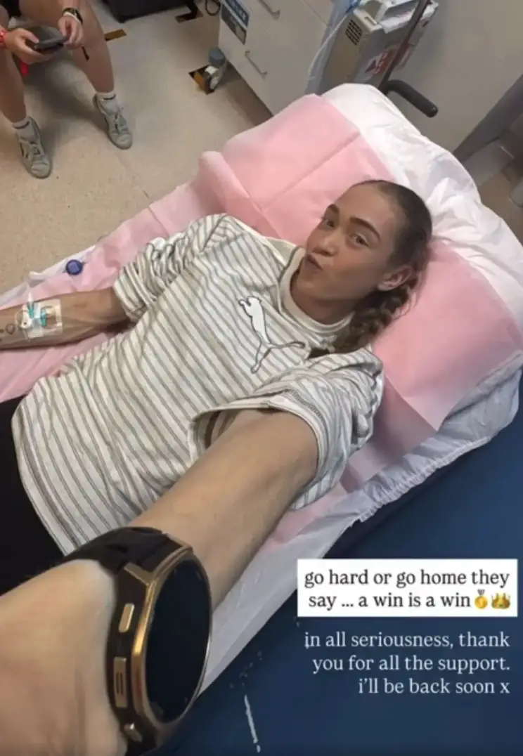 She initially responded in a now-deleted post (Instagram/@joannawietrzyk)