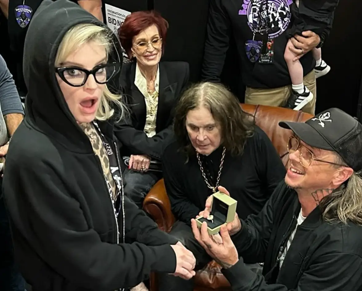 Wilson proposed to Kelly at Ozzy's final concert in Birmingham (Instagram/@kellyosbourne)