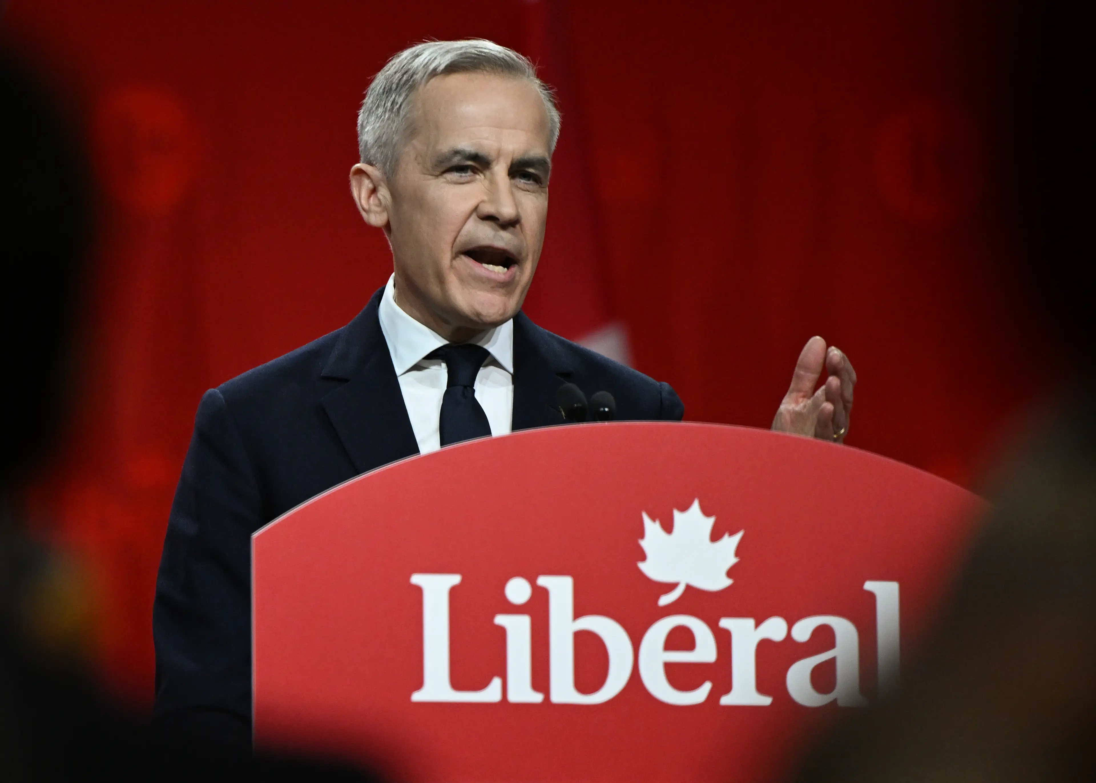 Carney made a speech earlier this week about tensions between the US and Canada (Stringer/Anadolu via Getty Images)