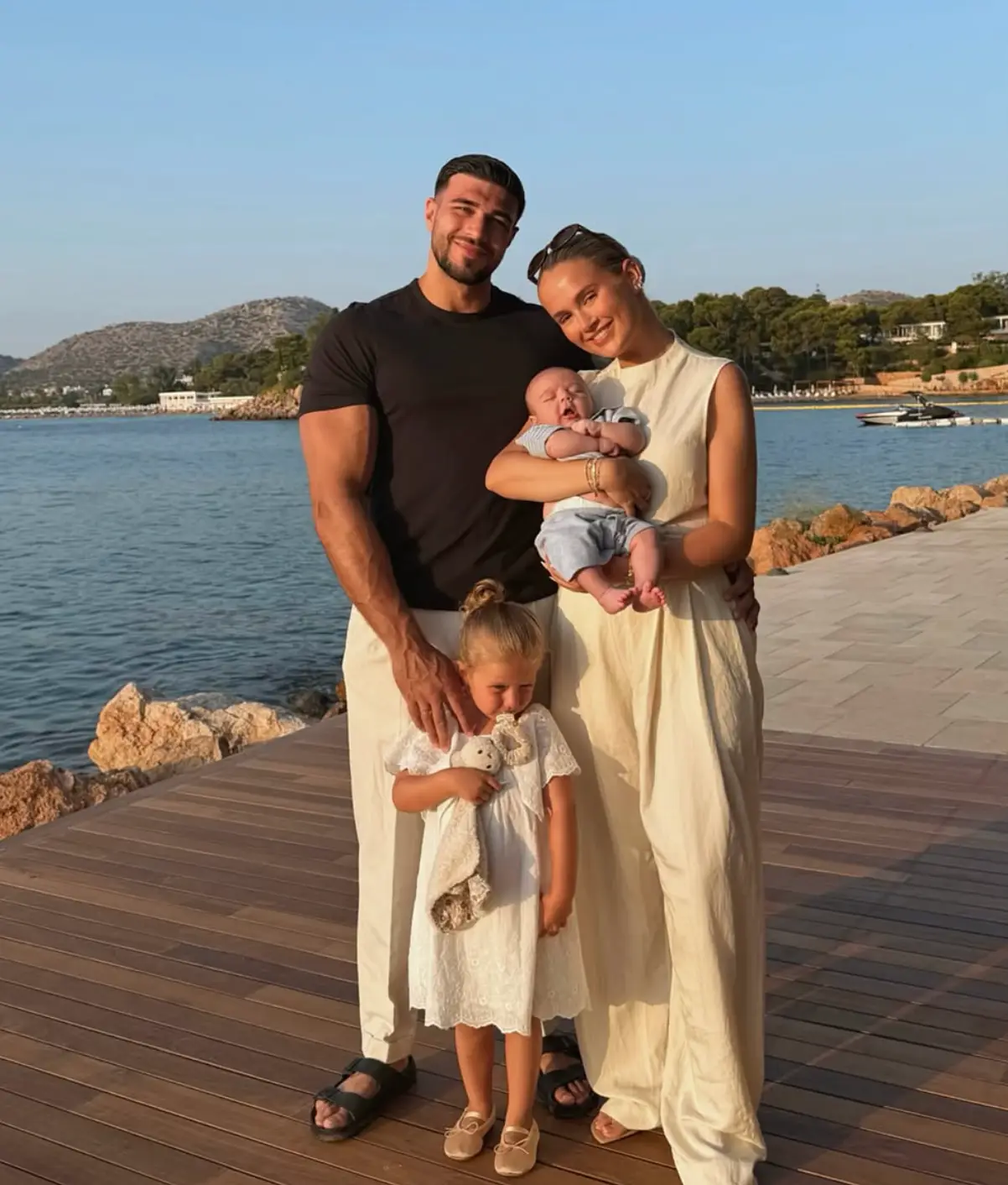 Molly and Tommy welcomed baby Midas just two months ago (Instagram/mollymae)