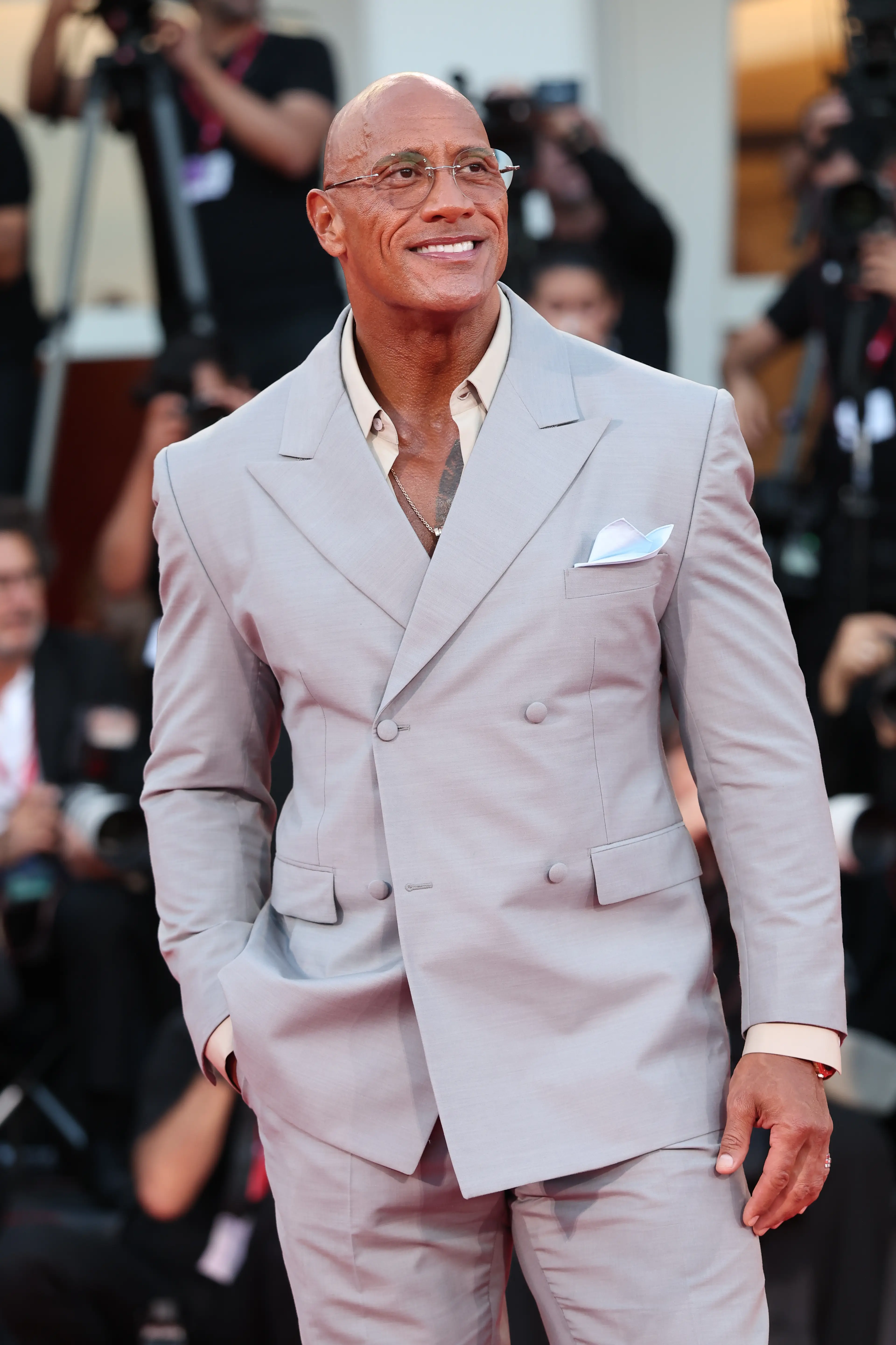 Dwayne 'The Rock' Johnson has reportedly lost 60 pounds for his role in the upcoming sports drama, The Smashing Man (Gisela Schober/Getty Images)