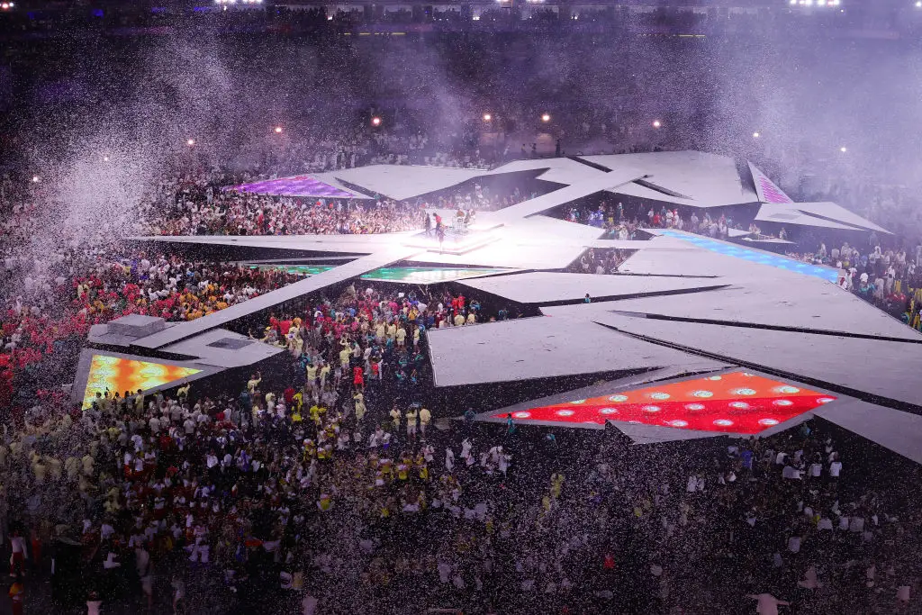 People were left confused over the stage (Pete Dovgan/Speed Media/Icon Sportswire via Getty Images)