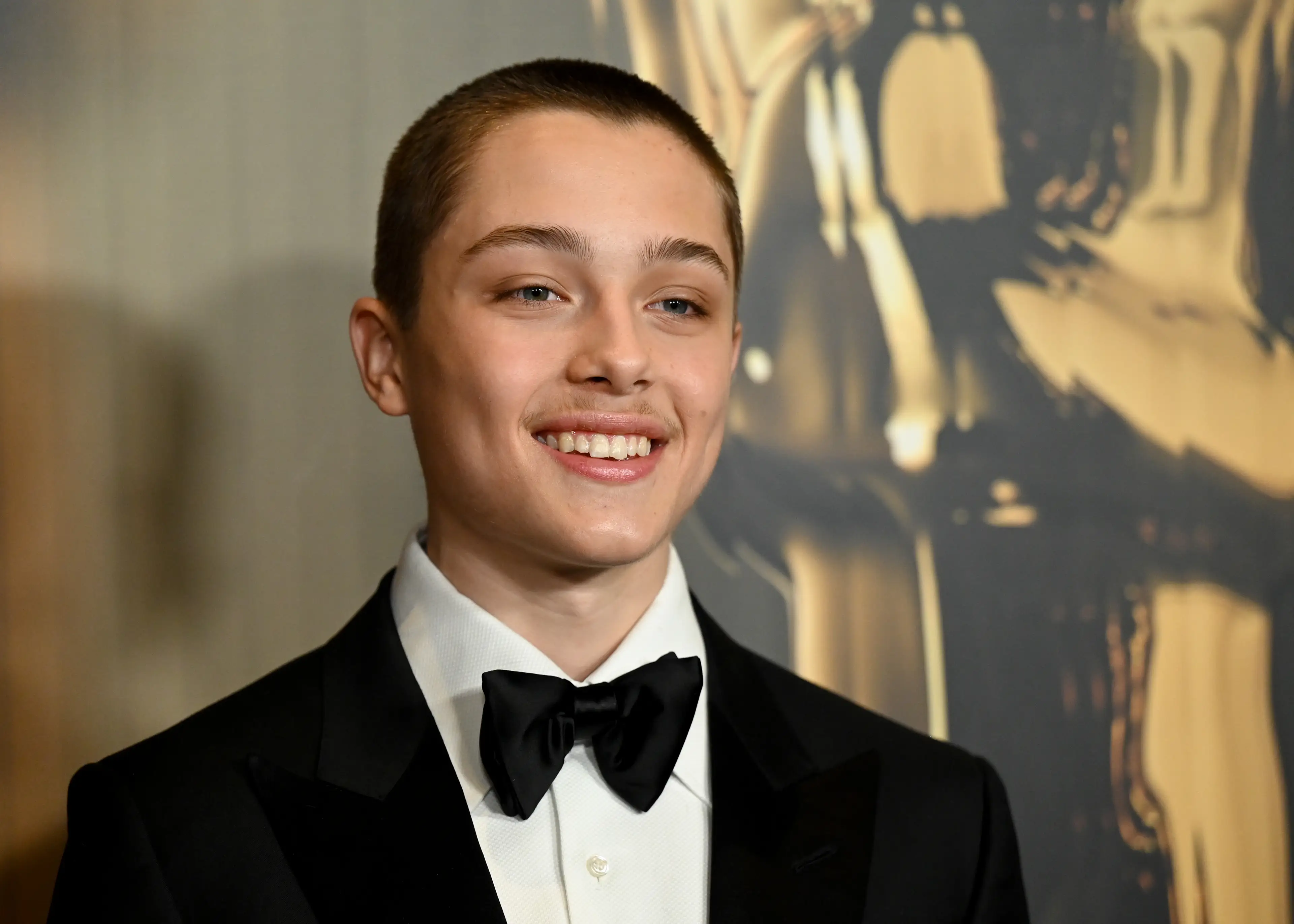 Knox had previously been known for keeping his hair shaved short (Gilbert Flores/Variety via Getty Images)