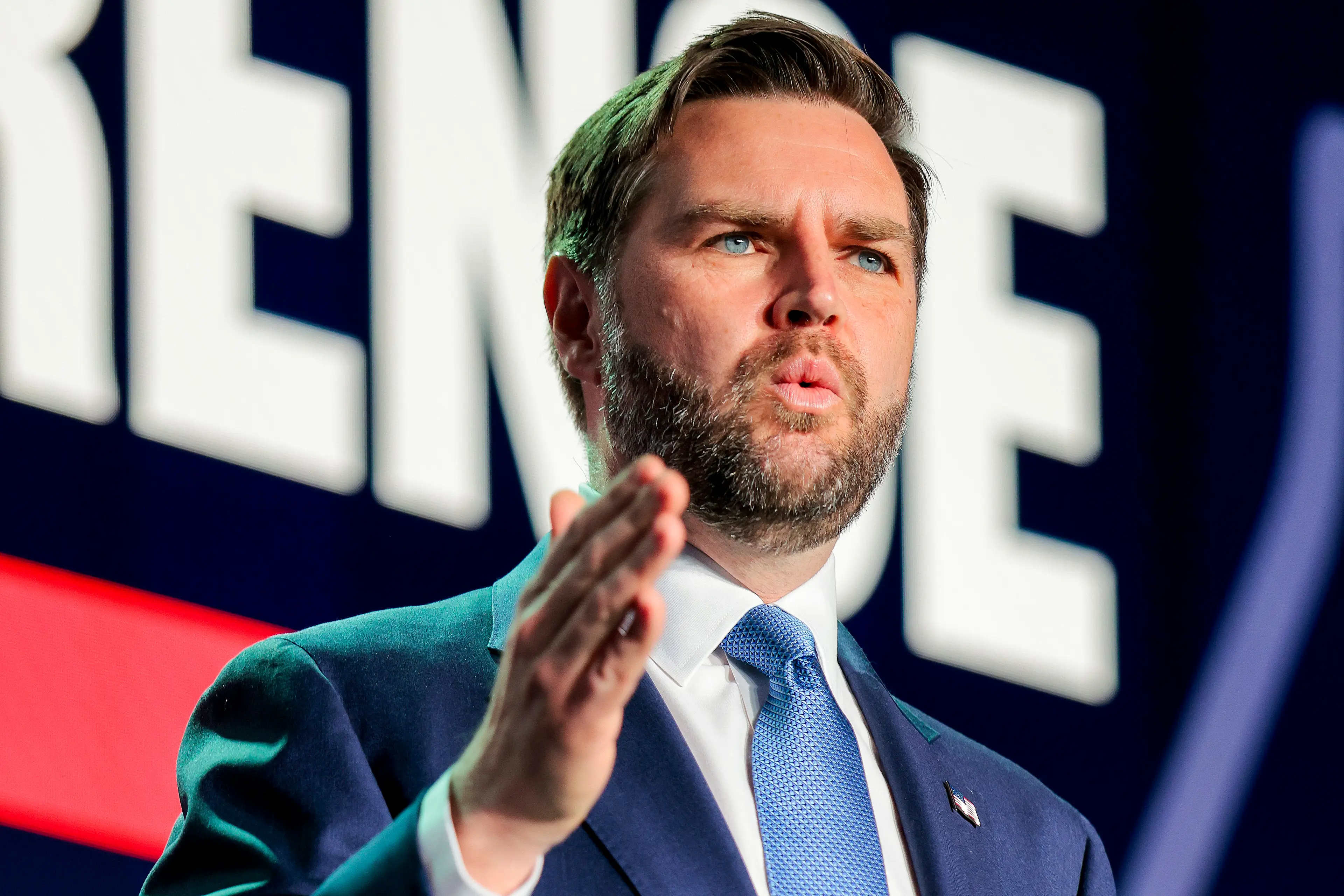 It's safe to say that the joke fell flat (Heather Diehl/Getty Images)