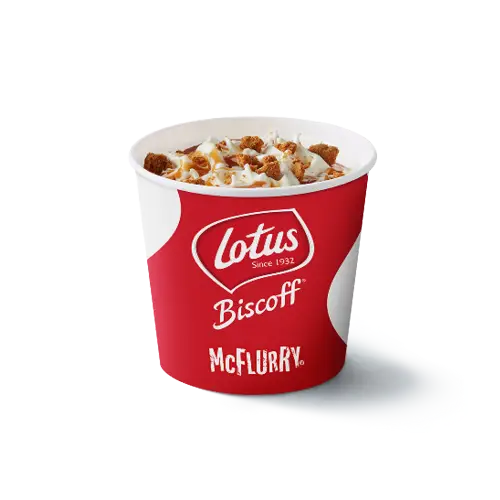 The new Lotus Biscoff McFlurry