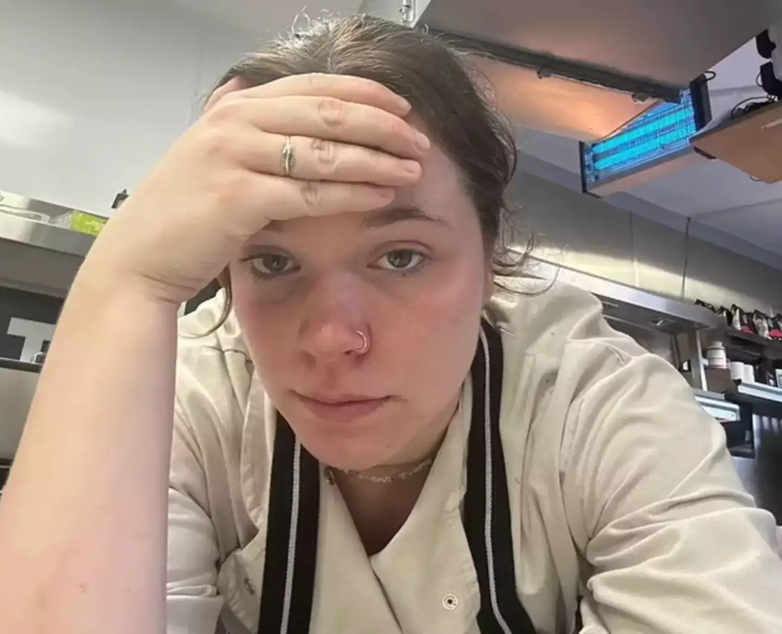 Sophie Alcock, 20, was fired after just two weeks.