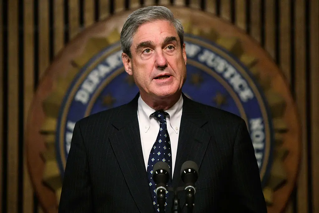 Former FBI Director Robert Mueller, pictured in 2008, passed away on Friday at the age of 81 (Photo by Alex Wong/Getty Images)