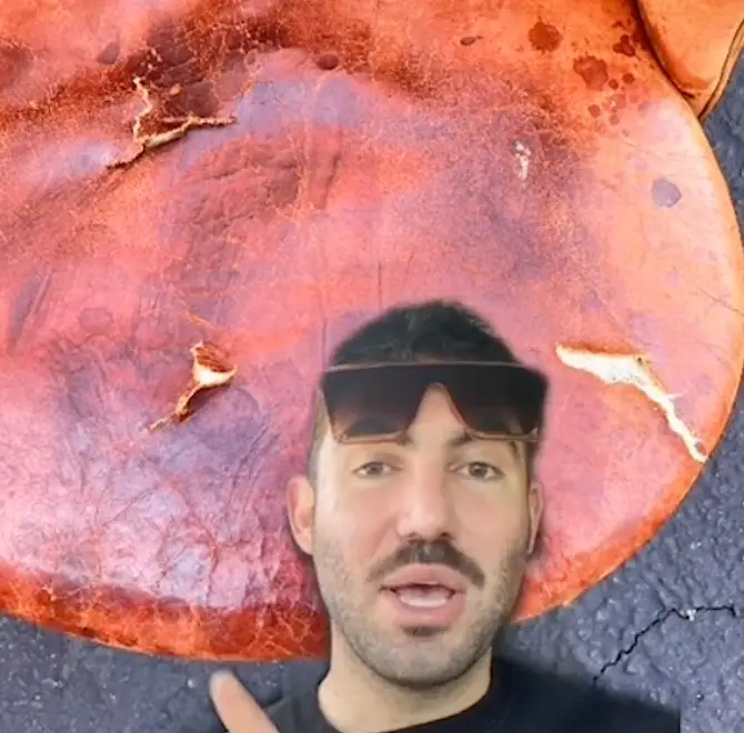 Justin Miller couldn't believe how much the chair sold for.