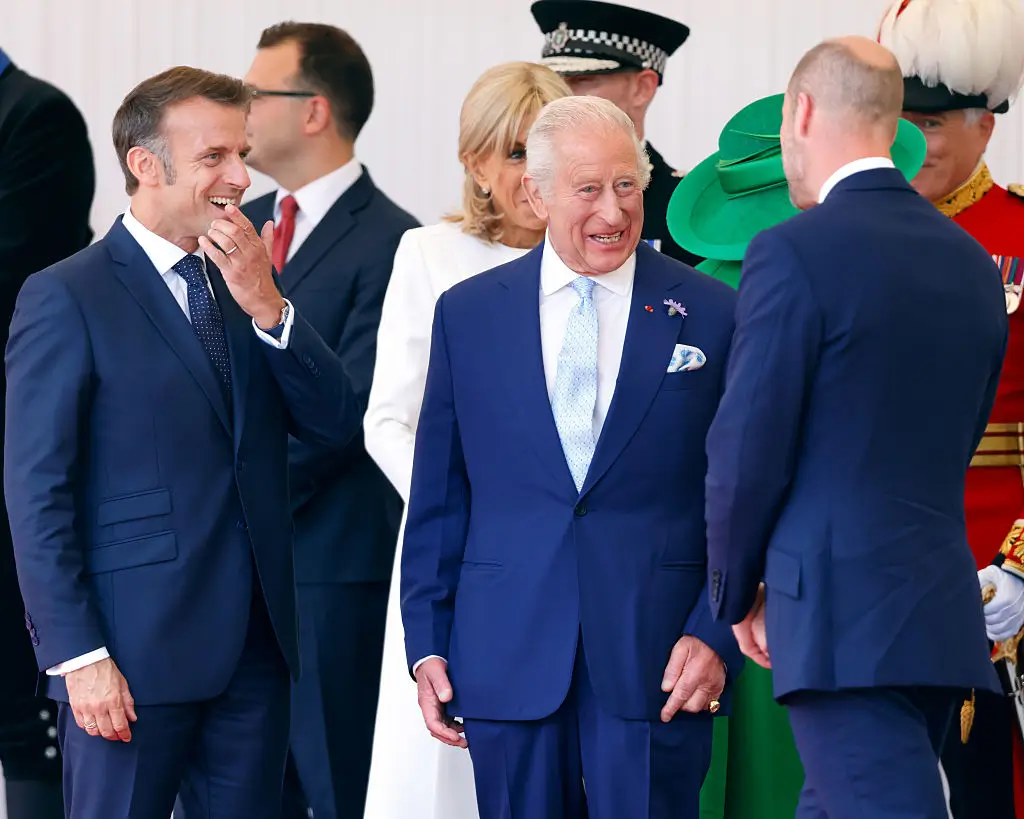 The trio chatted about William's grand stature (Max Mumby/Indigo / Contributor / Getty Images)