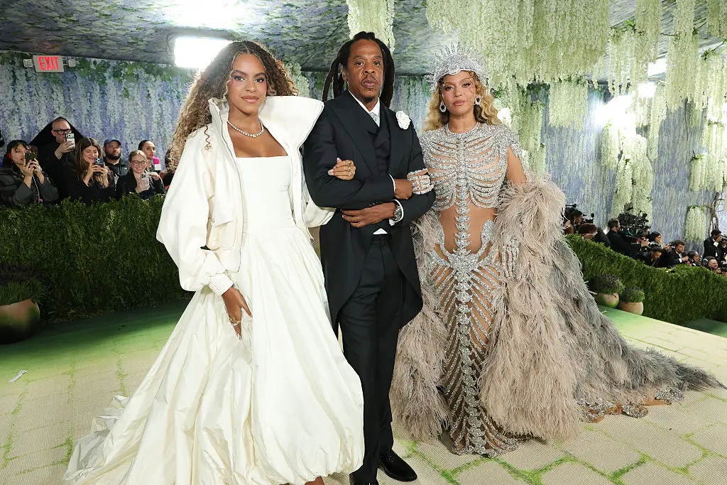 The singer was joined at the event by her husband Jay Z and daughter Blue Ivy (Kevin Mazur/MG26/Getty Images)