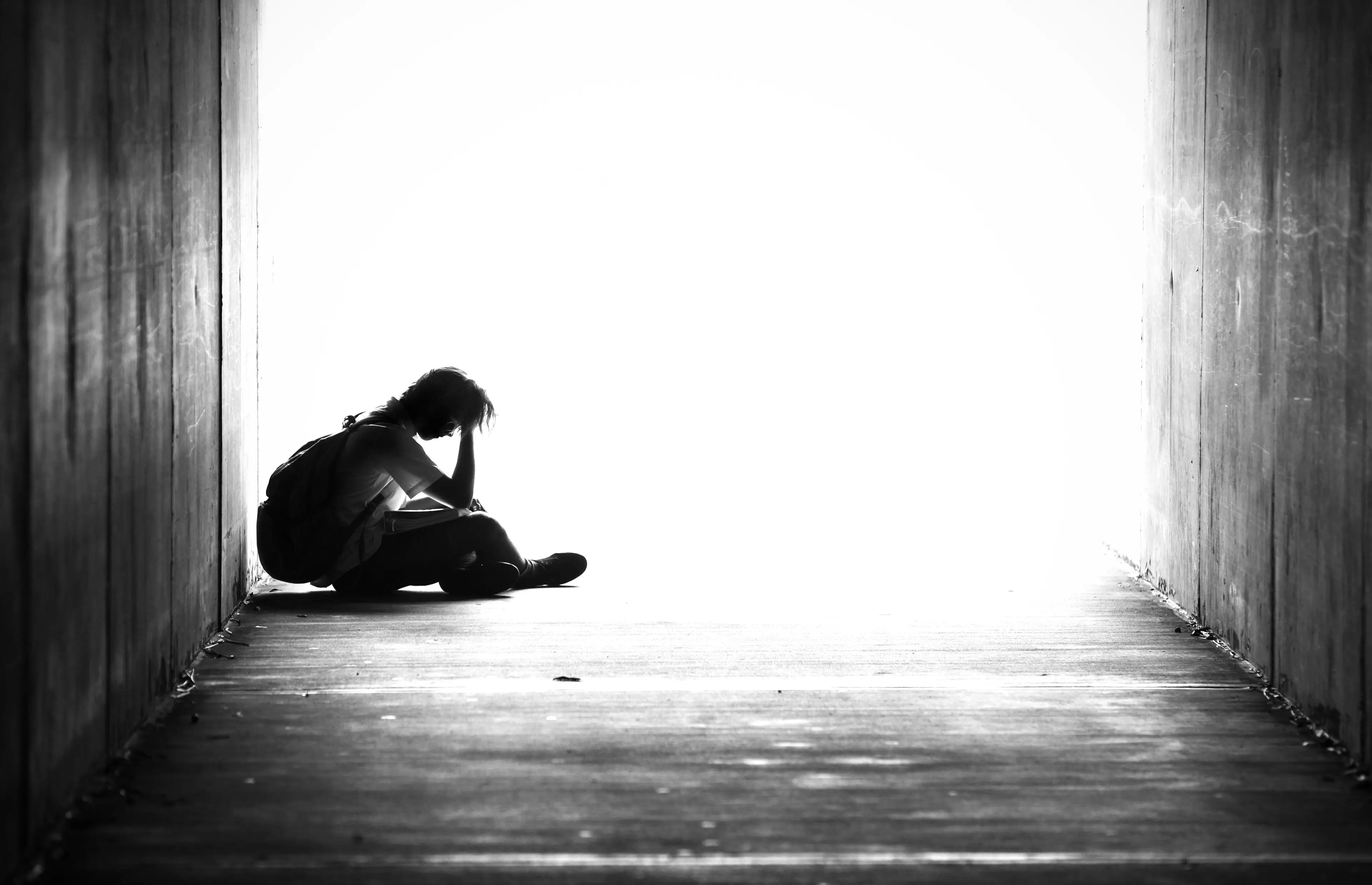 The teenager wanted to know if his dad should have told him to 'man up'.