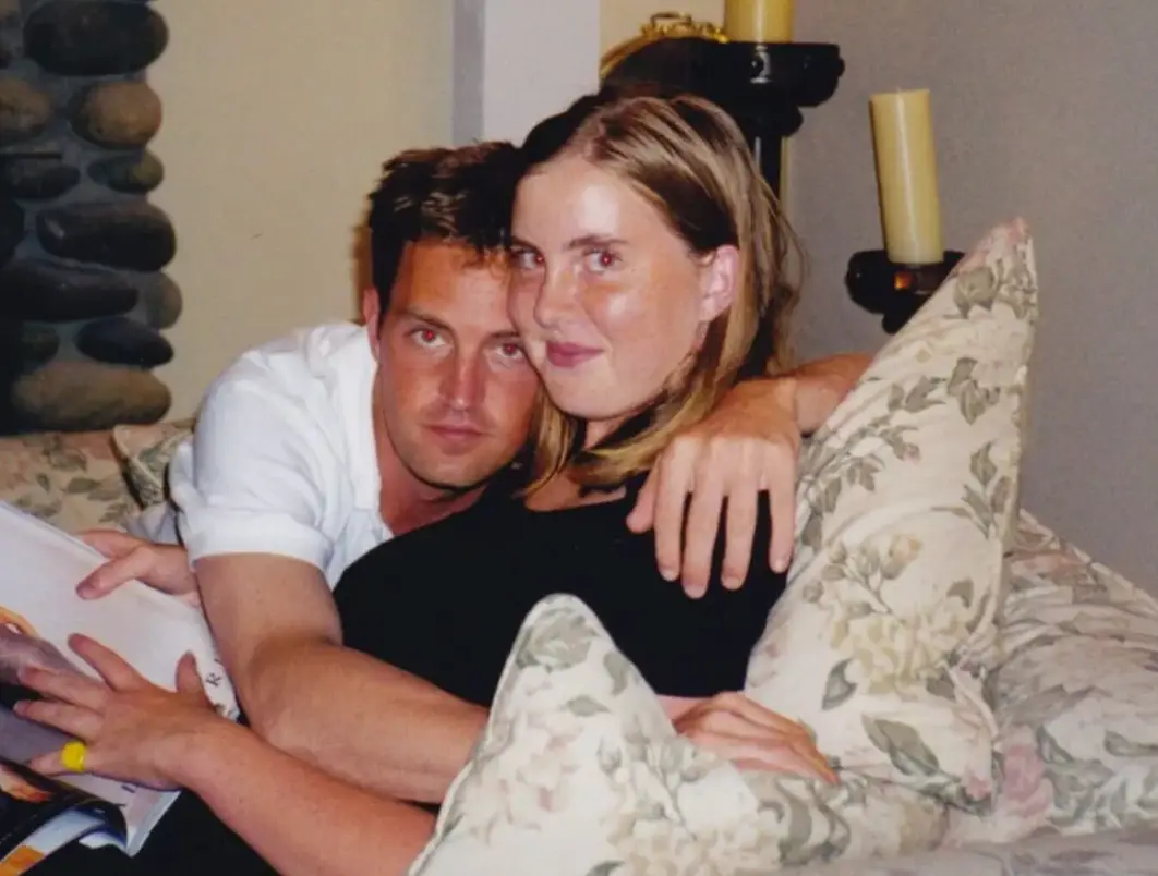 Matthew Perry with his sister Caitlin. (Matthew Perry Foundation)