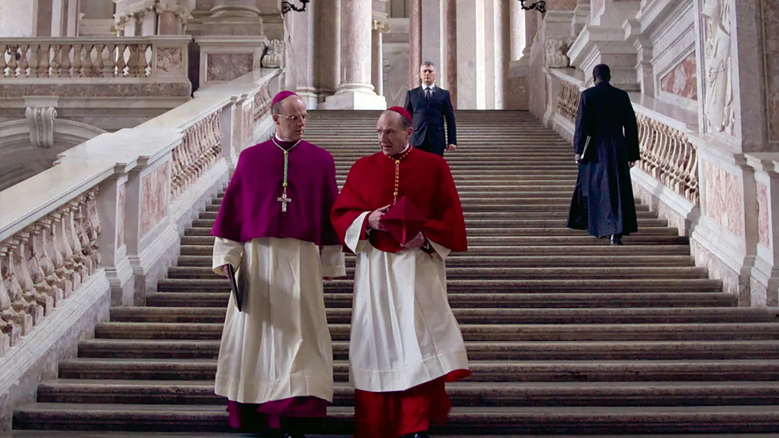 The film depicts the process of how the new pope will be selected (Focus Features)