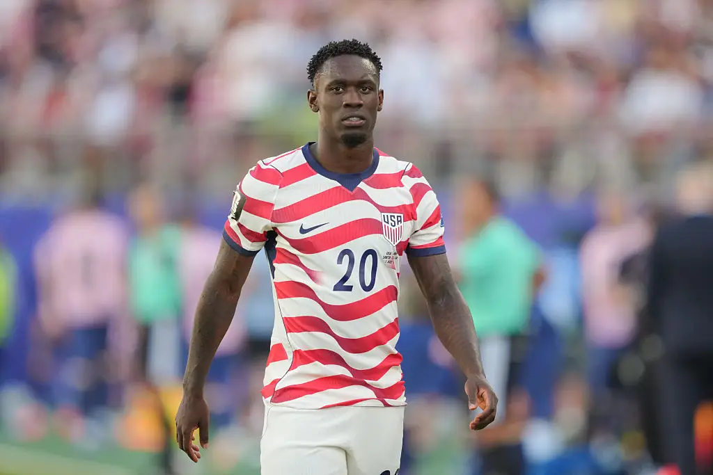 Folarin Balogun will be available to play in the USA's upcoming match against Belgium after FIFA suspended his one-match ban (John Todd/ISI Photos / Contributor / Getty Images)