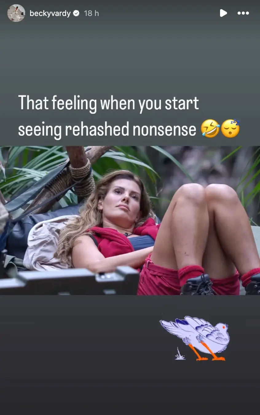 Rebekah has once again alluded to her 'Wagatha Christie' feud (Instagram/@beckyvardy)