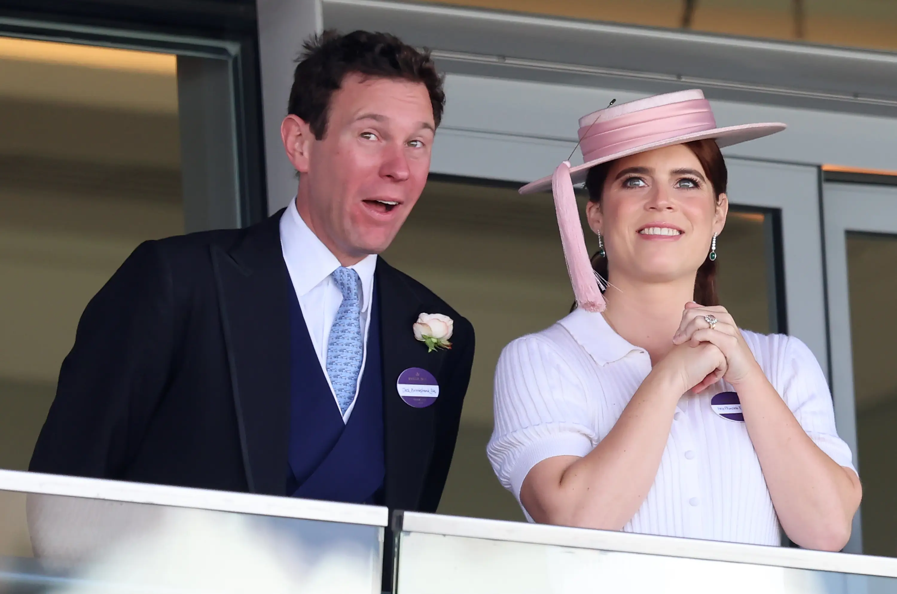 Eugenie and her husband Jack also have two sons with three names each (Chris Jackson/Getty Images)