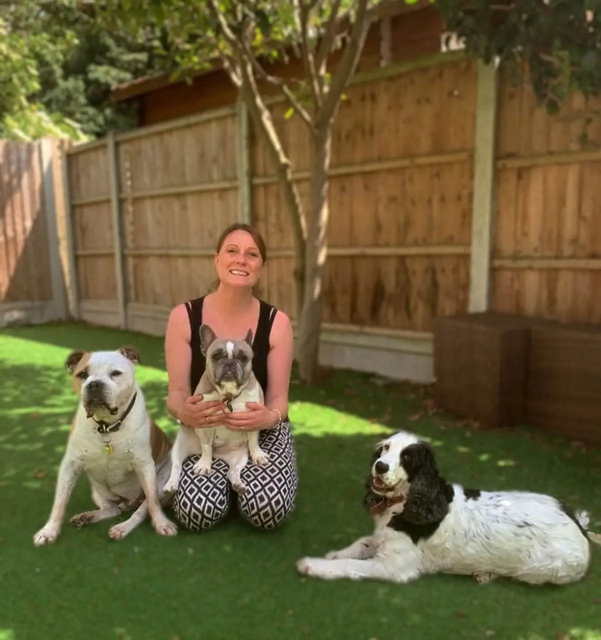 A woman is devastated after the liquid from her Christmas snow globe kills her two dogs.