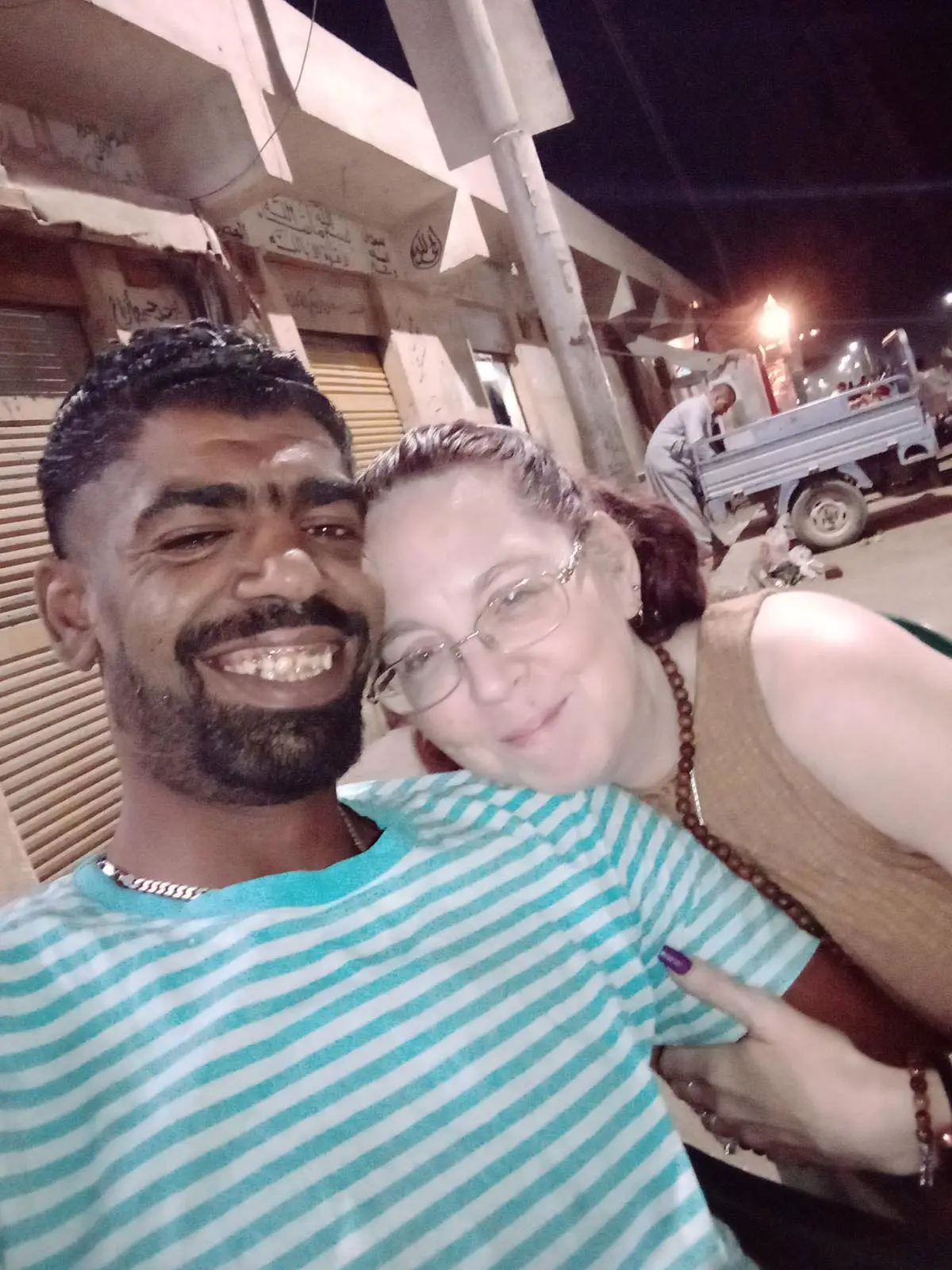 Joanna has started a new life in Egypt with her future husband.