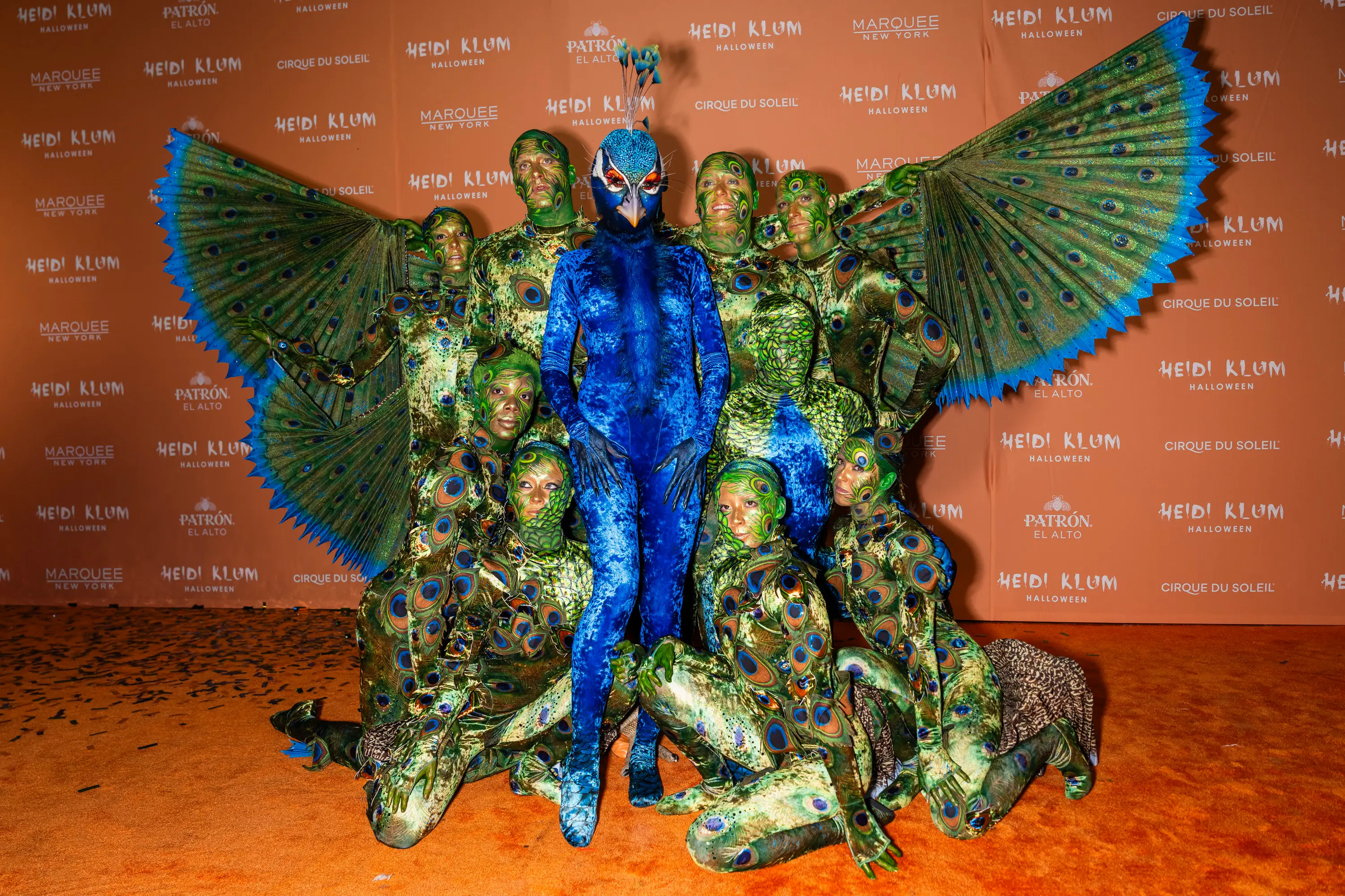 Heidi Klum's costume has been met with a mixed reception.