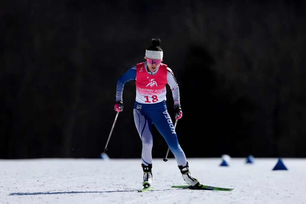 Han and Lee (pictured) weren't considered contenders for medals in Tuesday’s race (Emmanuel Wong / Contributor / Getty Images)