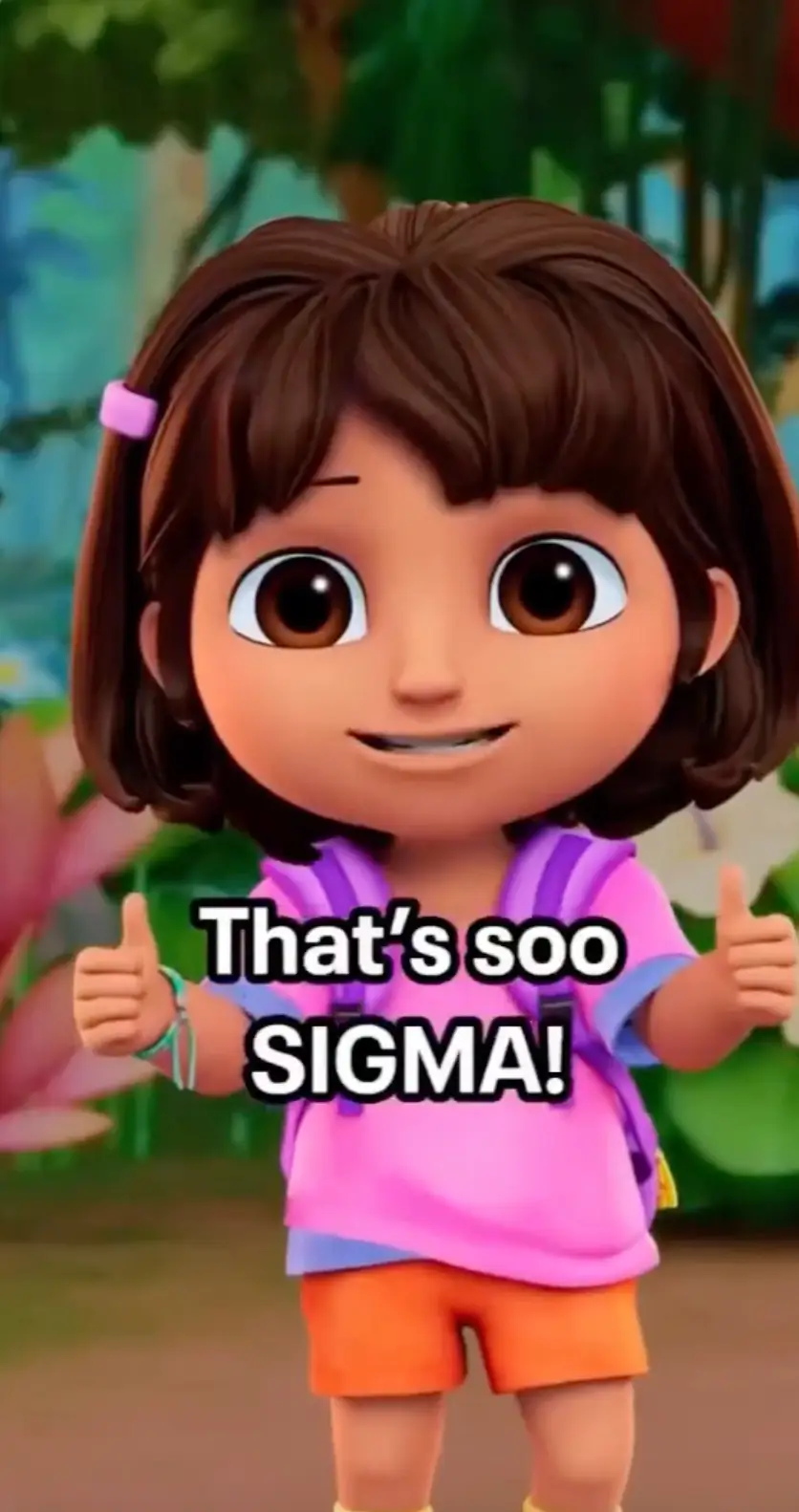 Others were far less pressed (Instagram/@officialdora)