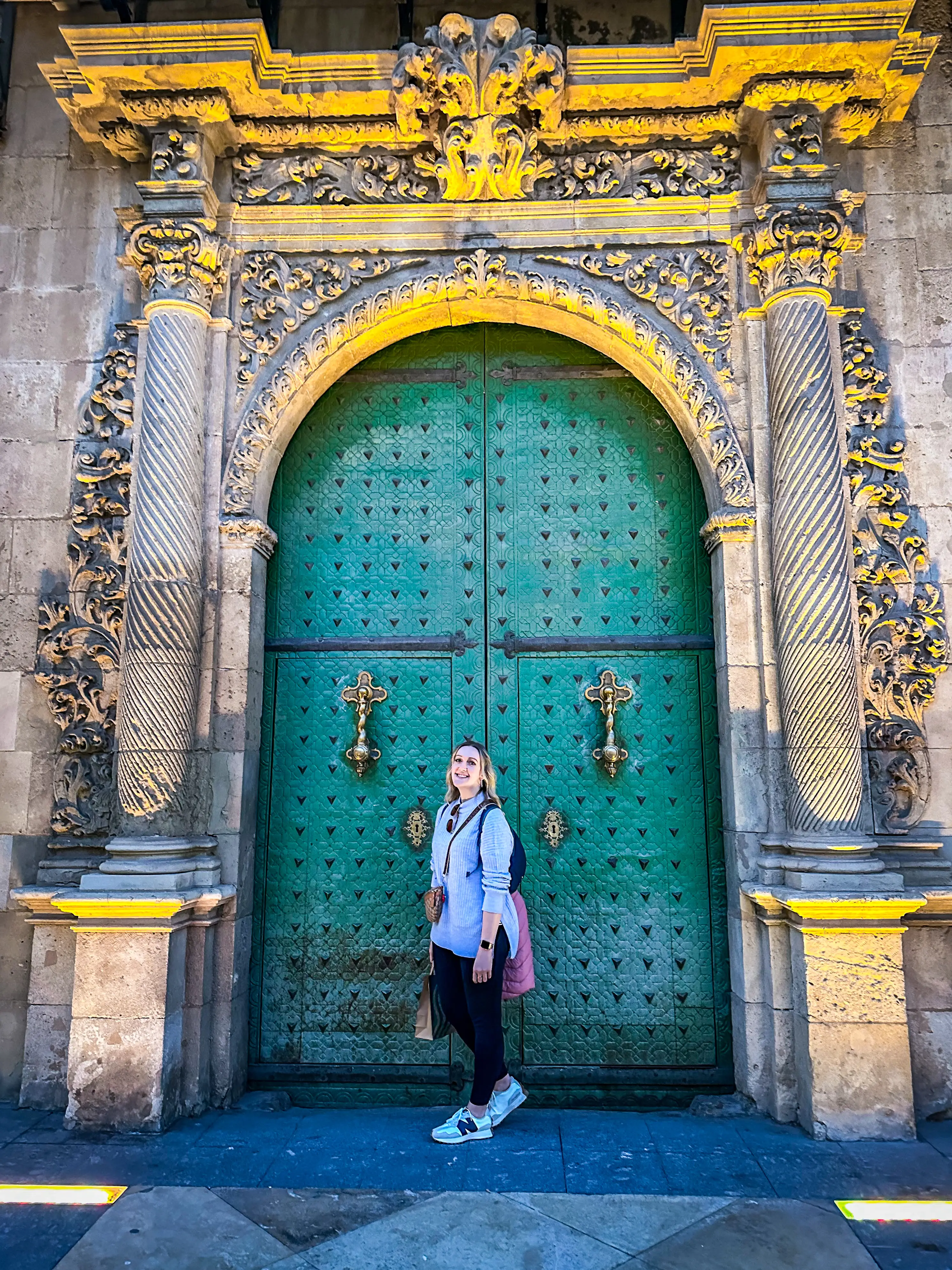 Natalie is aiming 'to go somewhere new every month'.