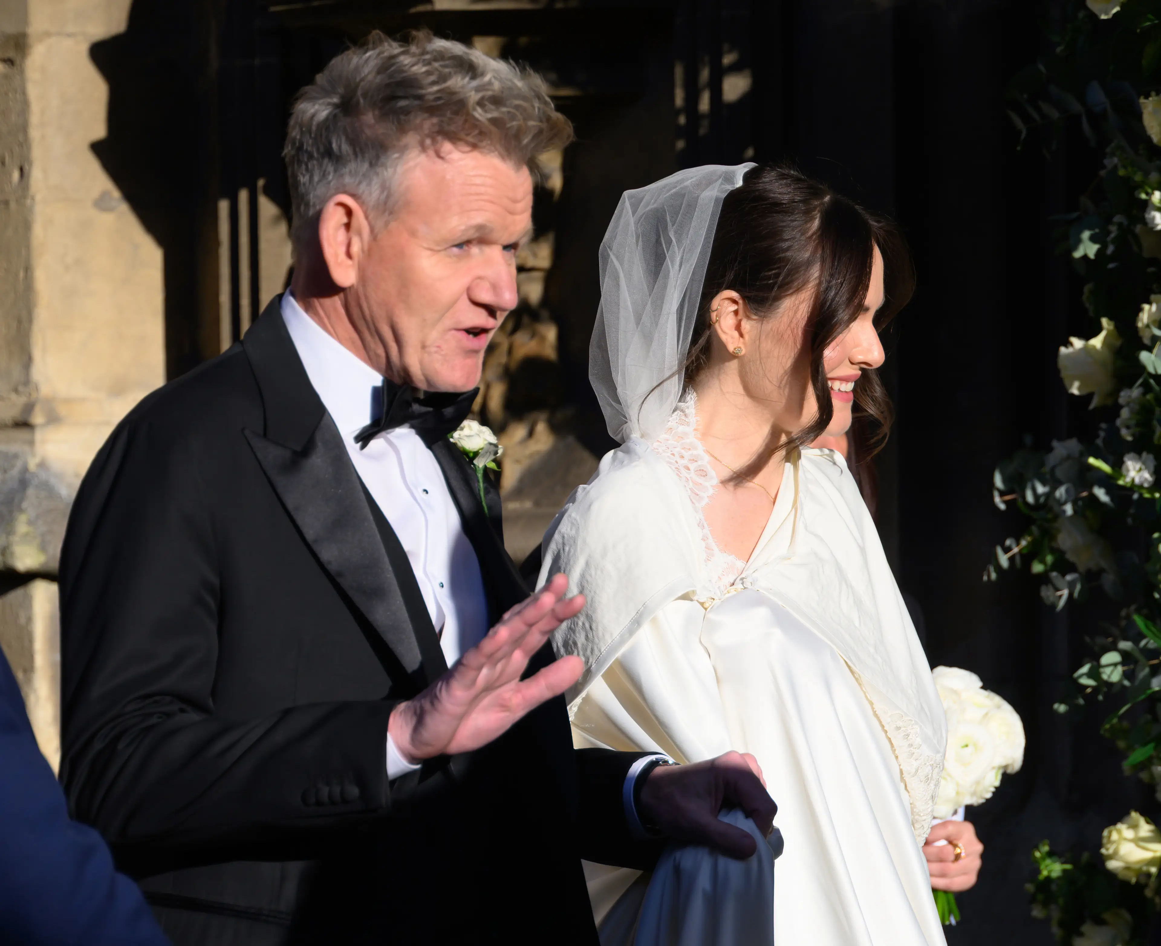 Ramsay reportedly referenced Peaty's family feud during his 'father of the bride' speech (Karwai Tang/WireImage)