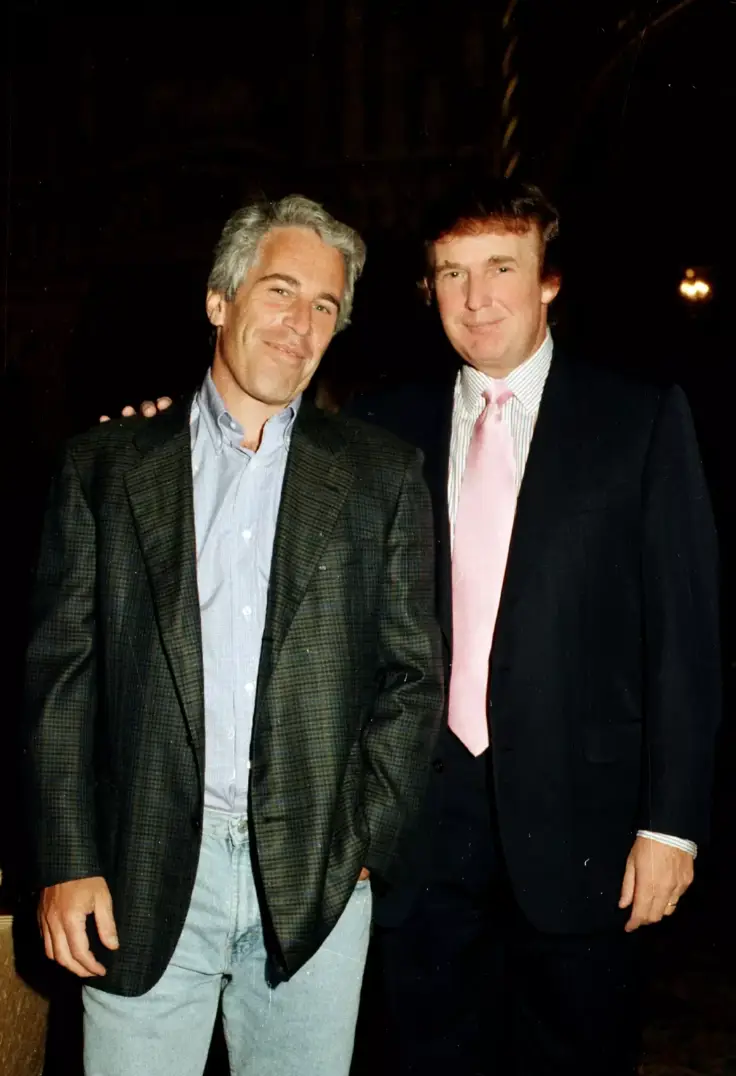 A birthday message Donald Trump allegedly wrote to Jeffrey Epstein has been released (Davidoff Studios/Getty Images)