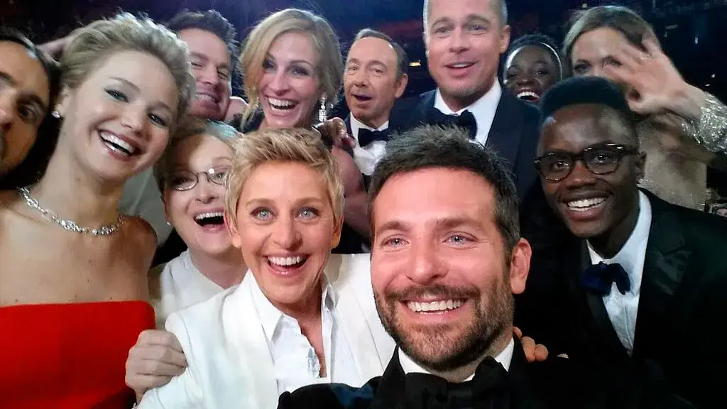Oscars selfie 'curse' explained as fate of stars in iconic photo is revealed