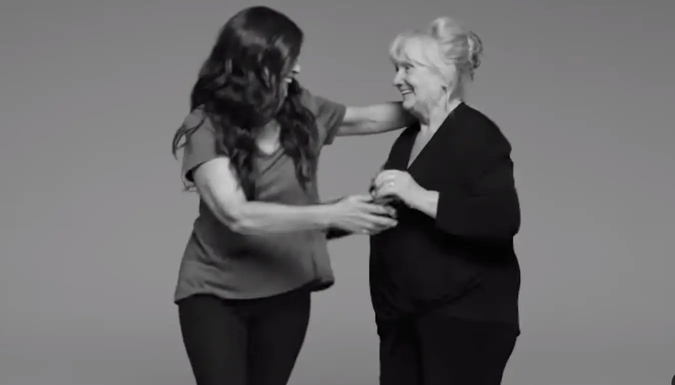 Jesy's mum Janice and Nanny Ginge took part in the video shoot. (