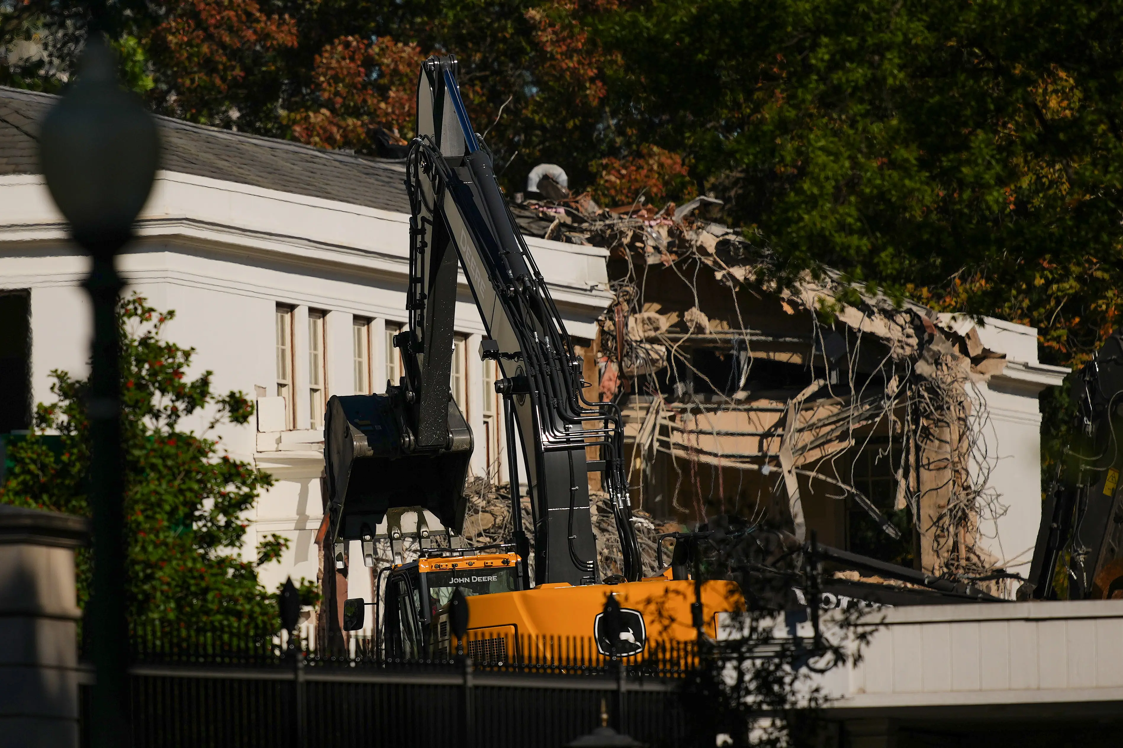 Donald Trump has torn down the entire East Wing (Andrew Harnik/Getty Images)
