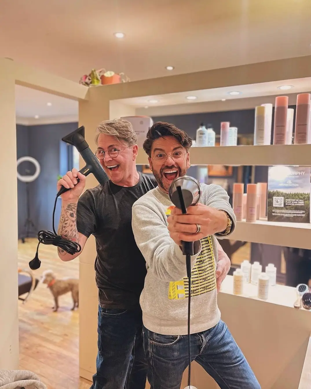 The pair claim their split was amicable. (Instagram/@stephengwebb1971)