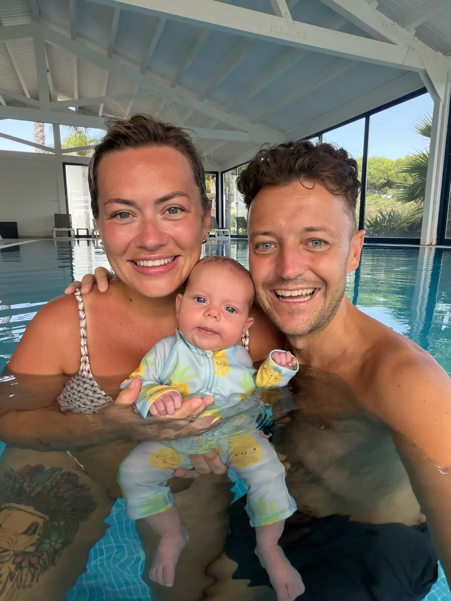 The pair have been spending quality time with Birdie (PA)