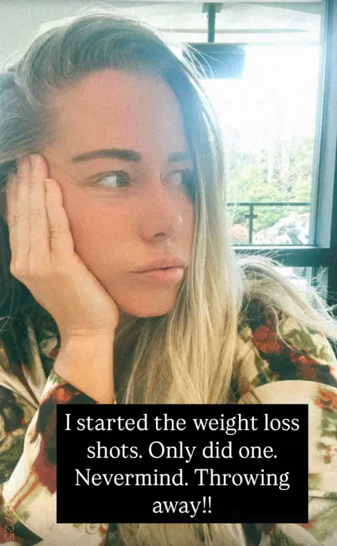 Kendra didn't keep up with the shots (Instagram/Kendra Wilkinson)