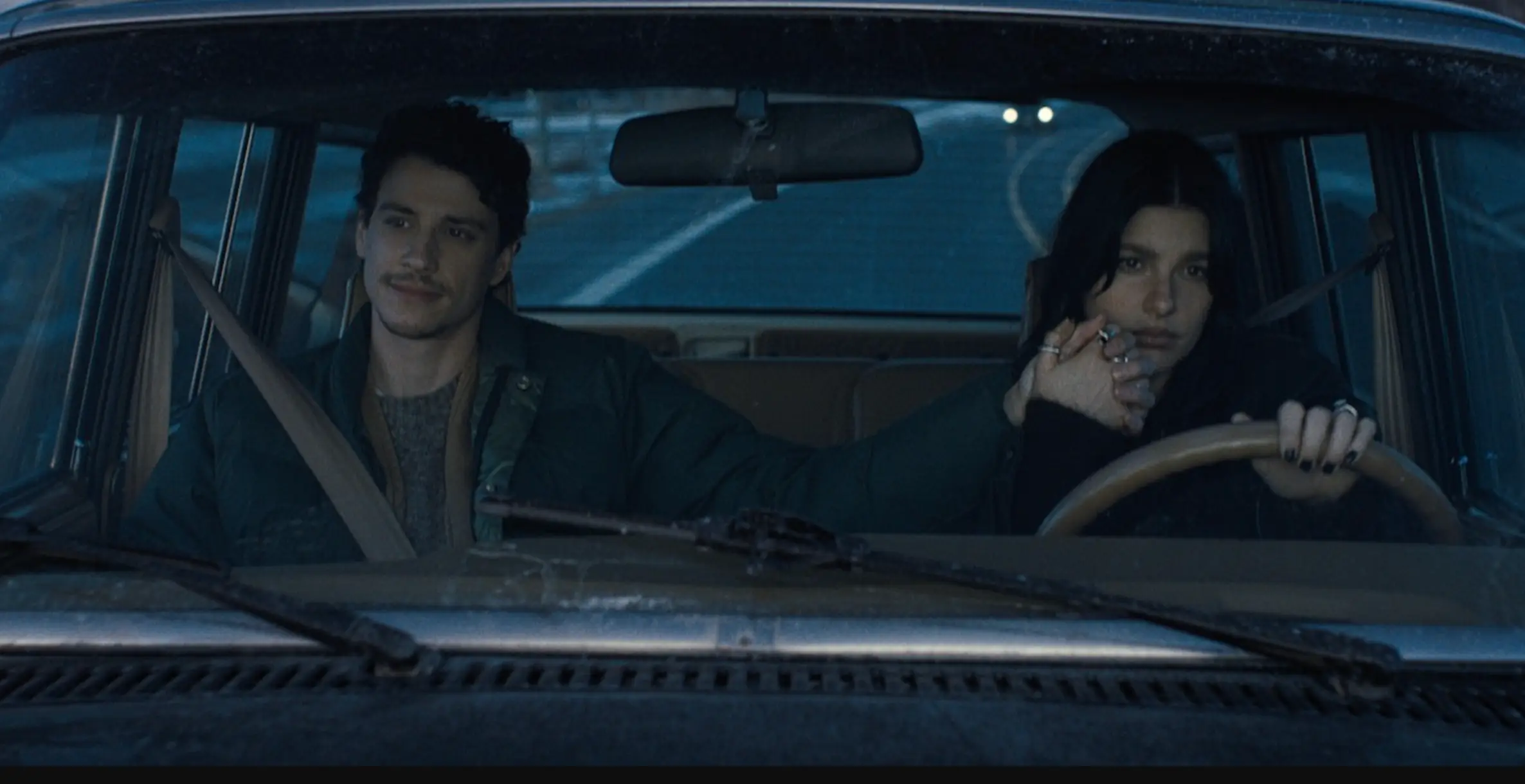 Something Very Bad Is Going To Happen stars Camila Morrone and Adam DiMarco (Netflix)