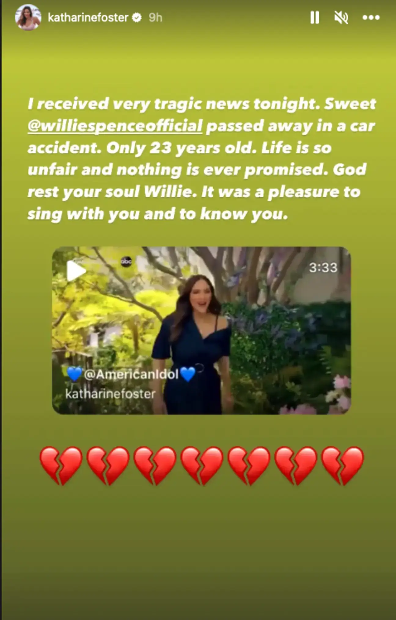 Katharine McPhee shared the news on Instagram.