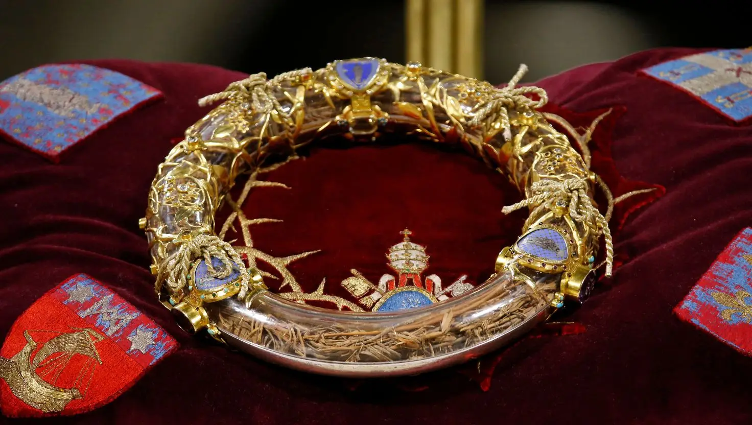A Crown of Thorns relic is housed at Notre-Dame in Paris, France (Getty Stock Image/P Deliss)