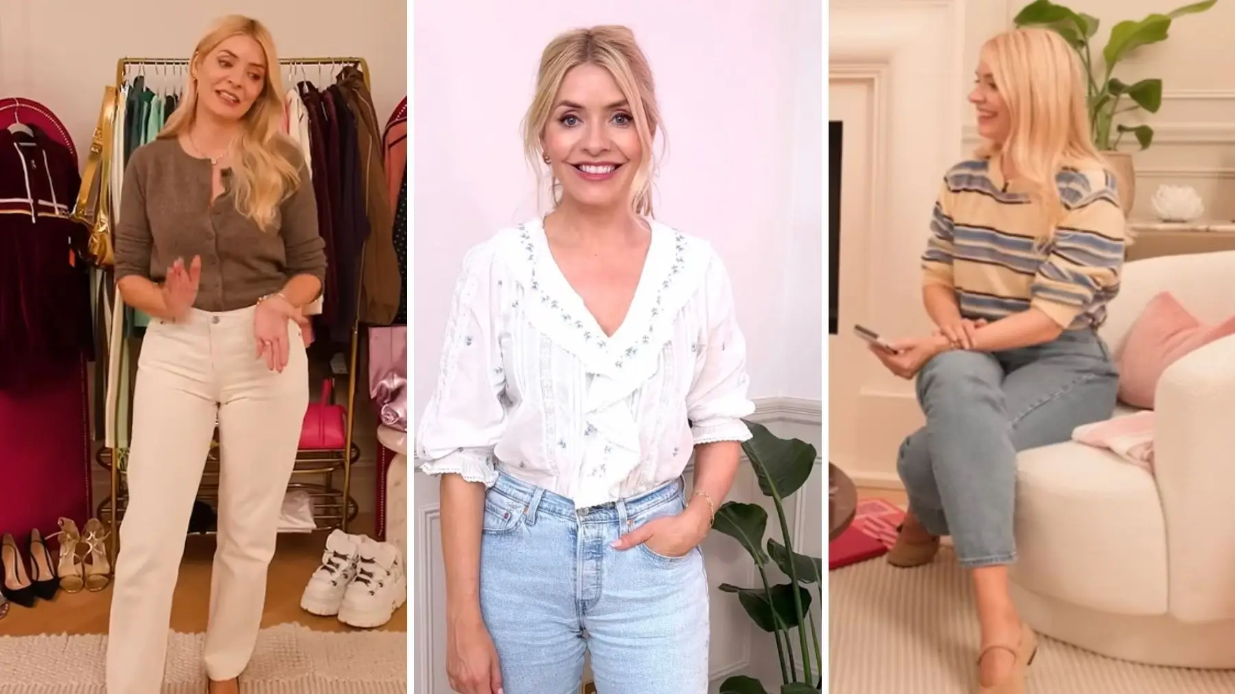 Holly Willoughby has worn Levi jeans in every episode of Together so far – we can see why she keeps reaching for them