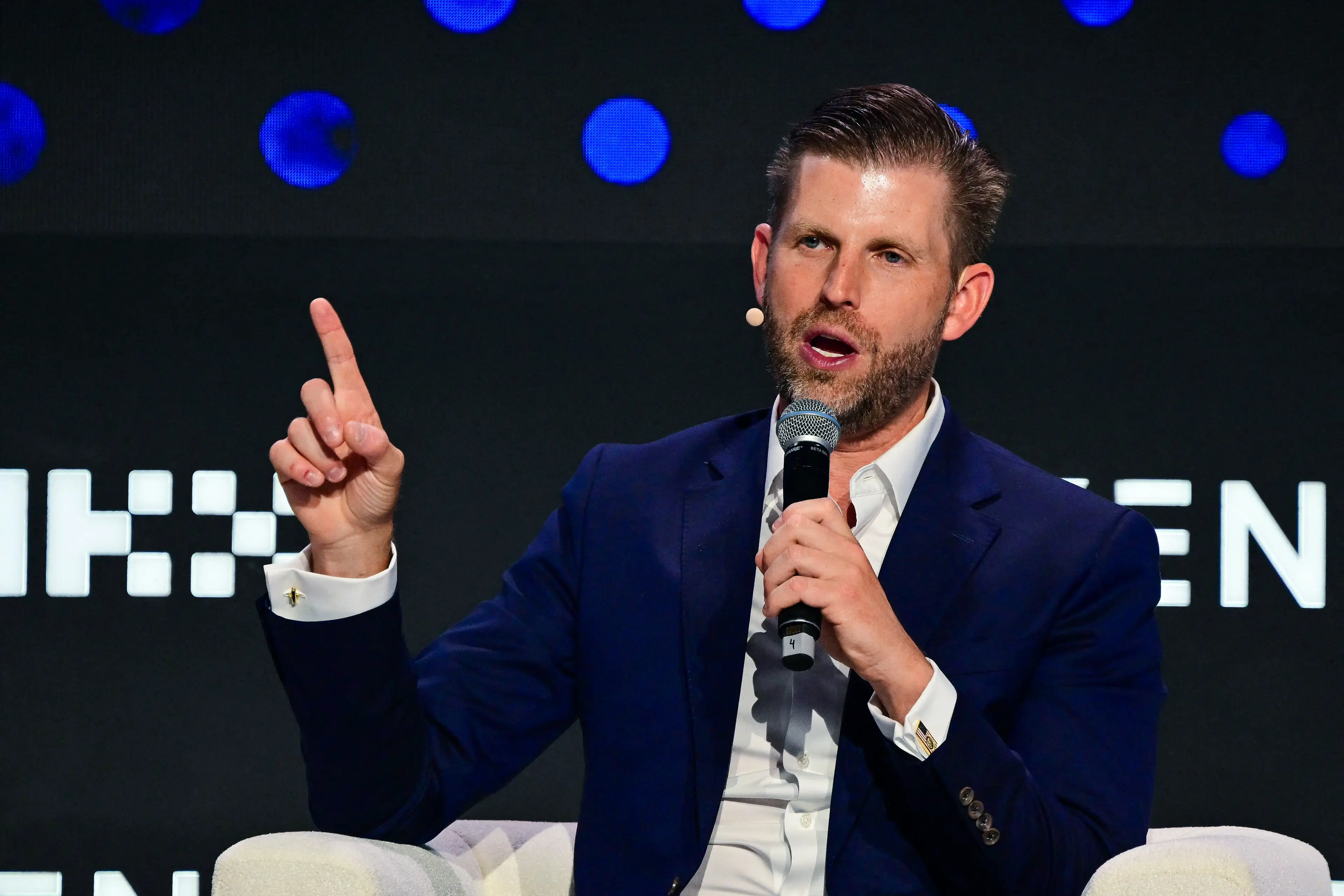 Eric Trump & Don Jr have not publicly responded to Hunter Biden’s challenge (GIUSEPPE CACACE/AFP via Getty Images)