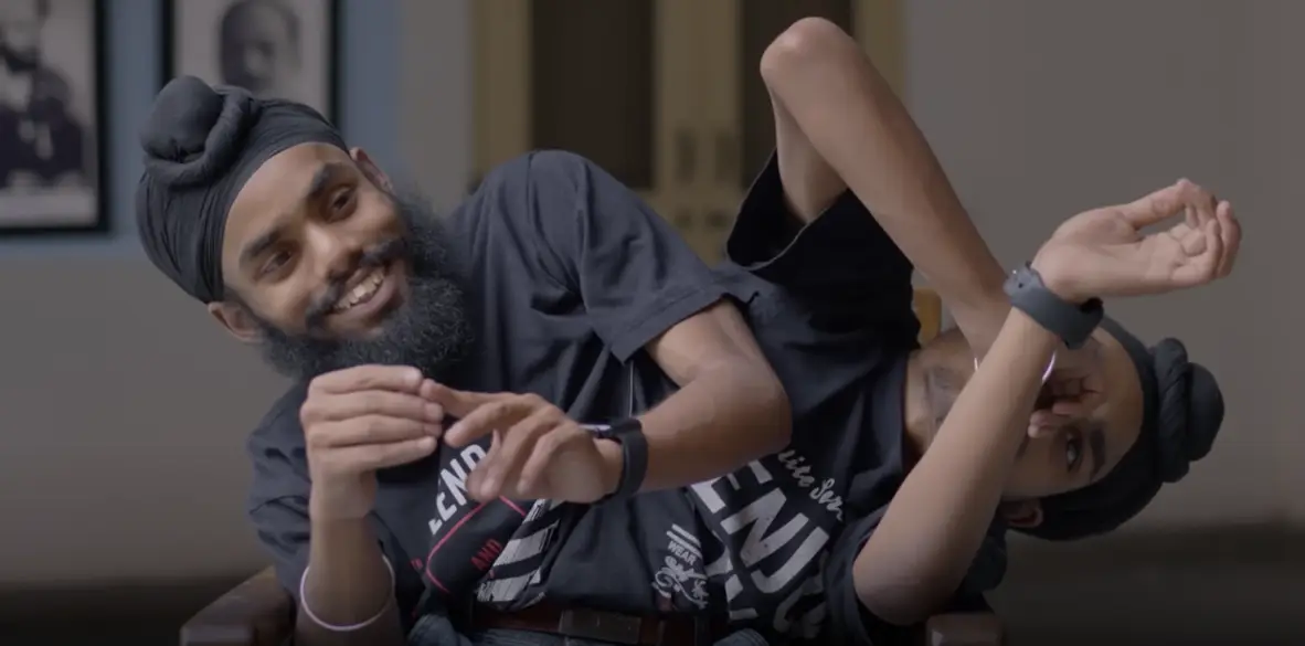 The twins share the same genitals.