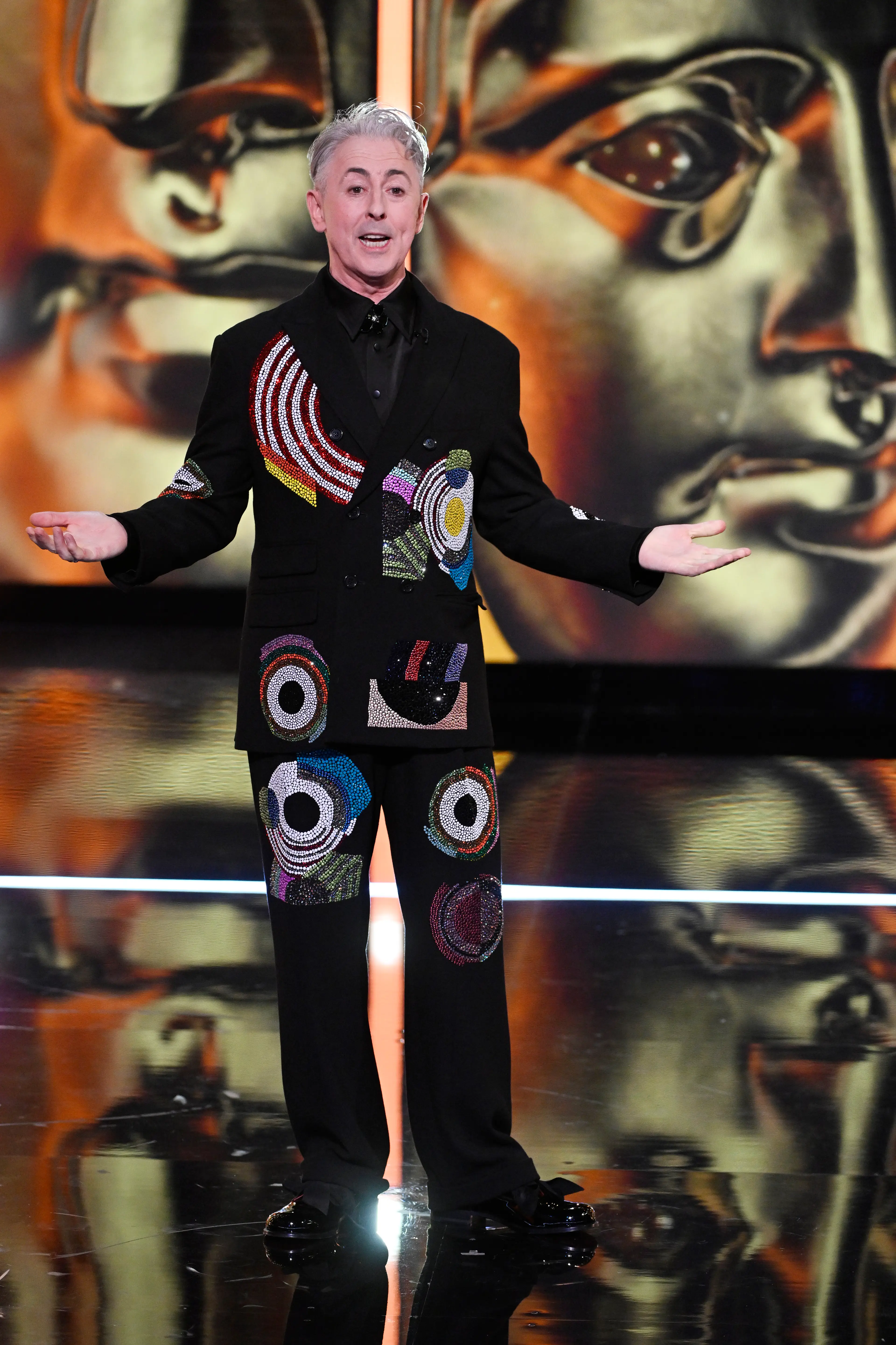 BAFTAs host Alan Cumming apologised after a guest with Tourette's syndrome shouted a racial slur from the audience (Stuart Wilson/BAFTA/Getty Images for BAFTA)